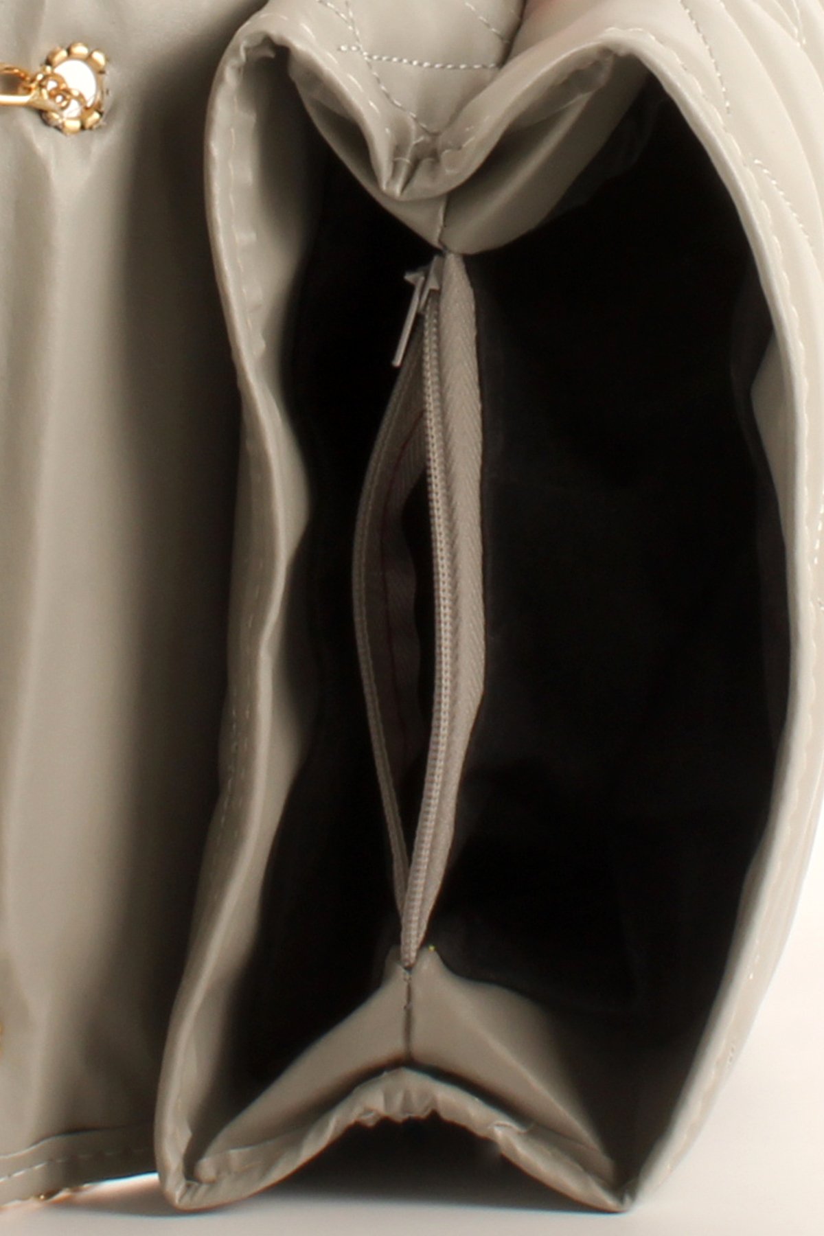 LWE20539-STalhaLuwwe Bag'sKadın Kapitoneli İki Bölmeli Zincir Askılı Omuz Çantası (20539)