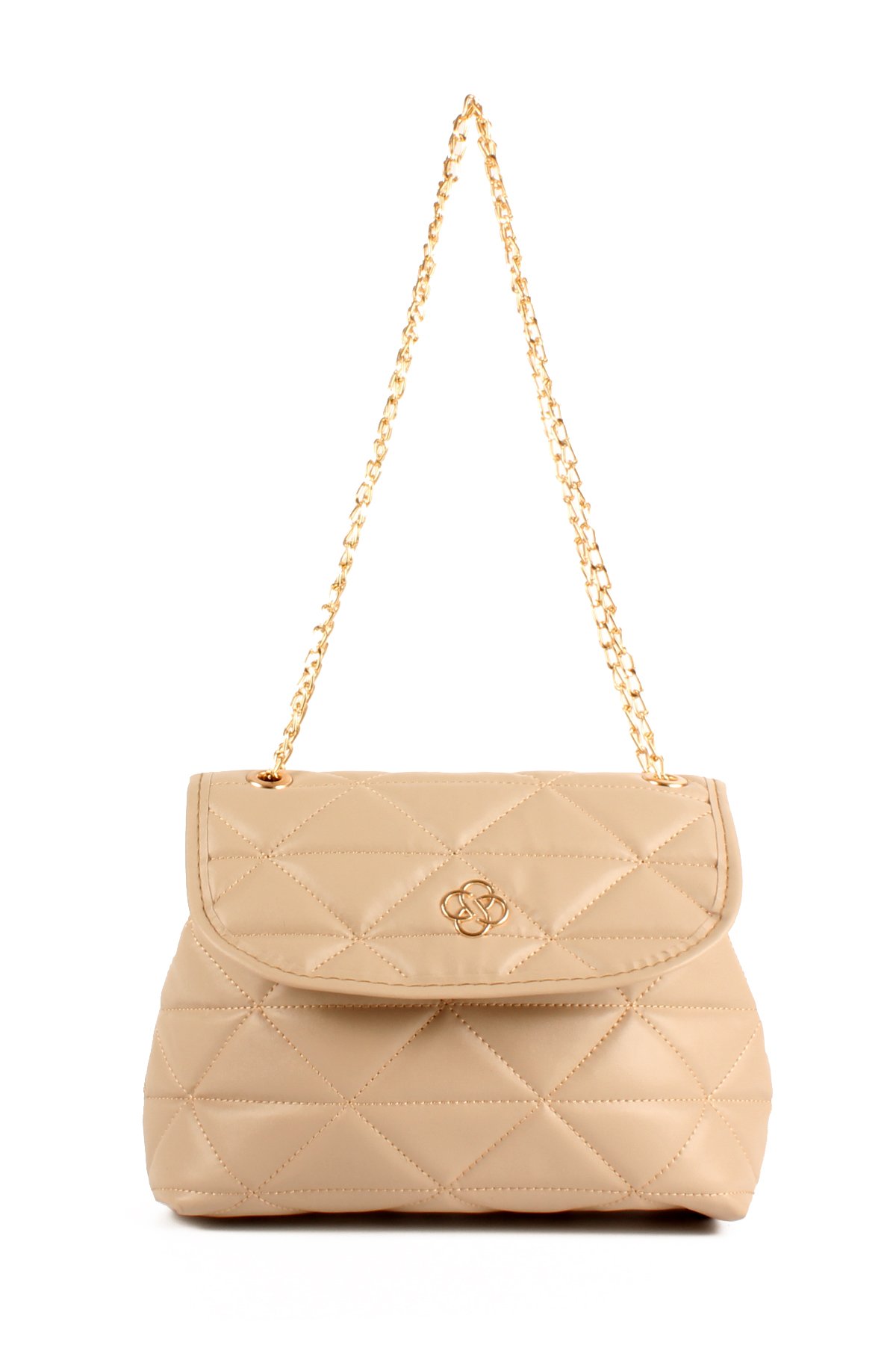 LWE20539-STalhaLuwwe Bag'sKadın Kapitoneli İki Bölmeli Zincir Askılı Omuz Çantası (20539)