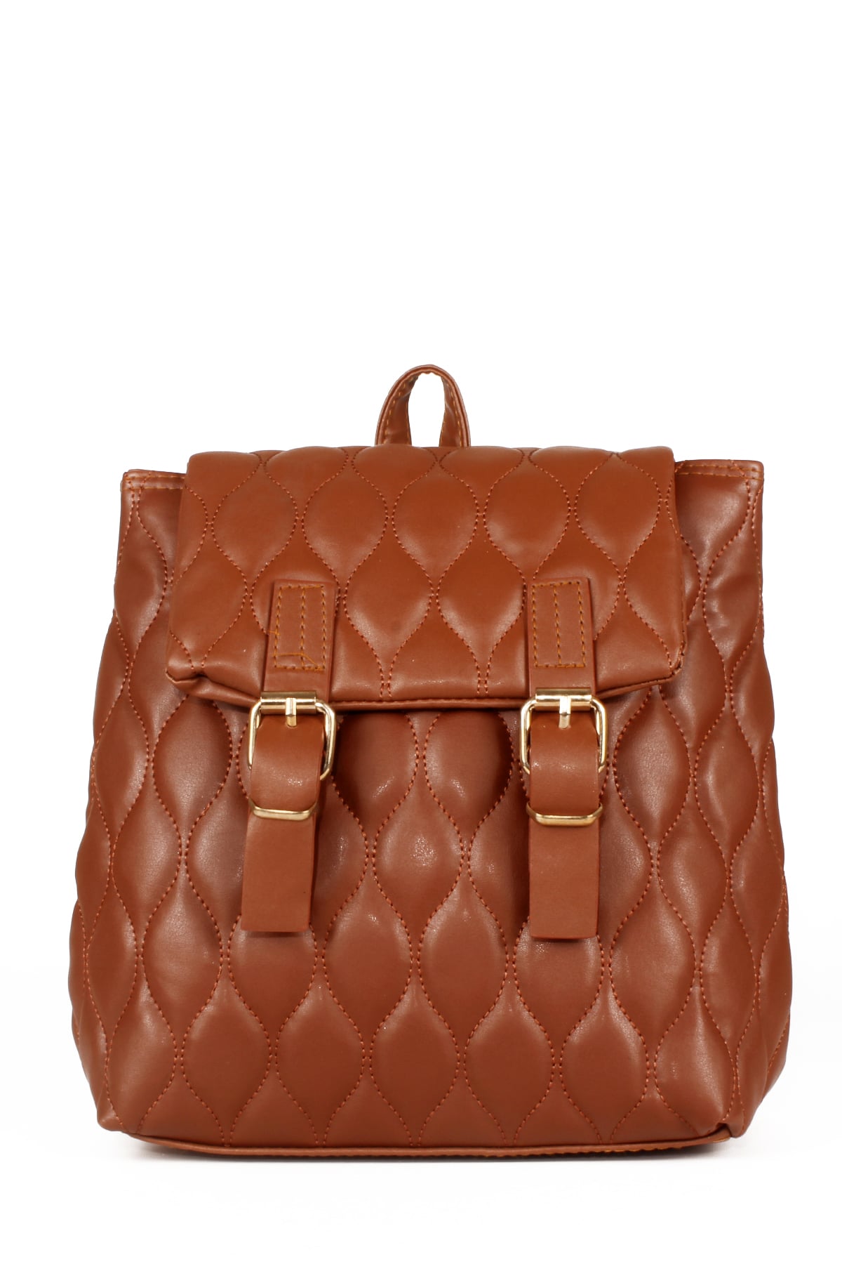 LWE10552-SMusabLuwwe Bag'sKadın Kapitoneli Kemer Detaylı Fermuarlı Genleşme Tasarım Sırt Çantası (10552)