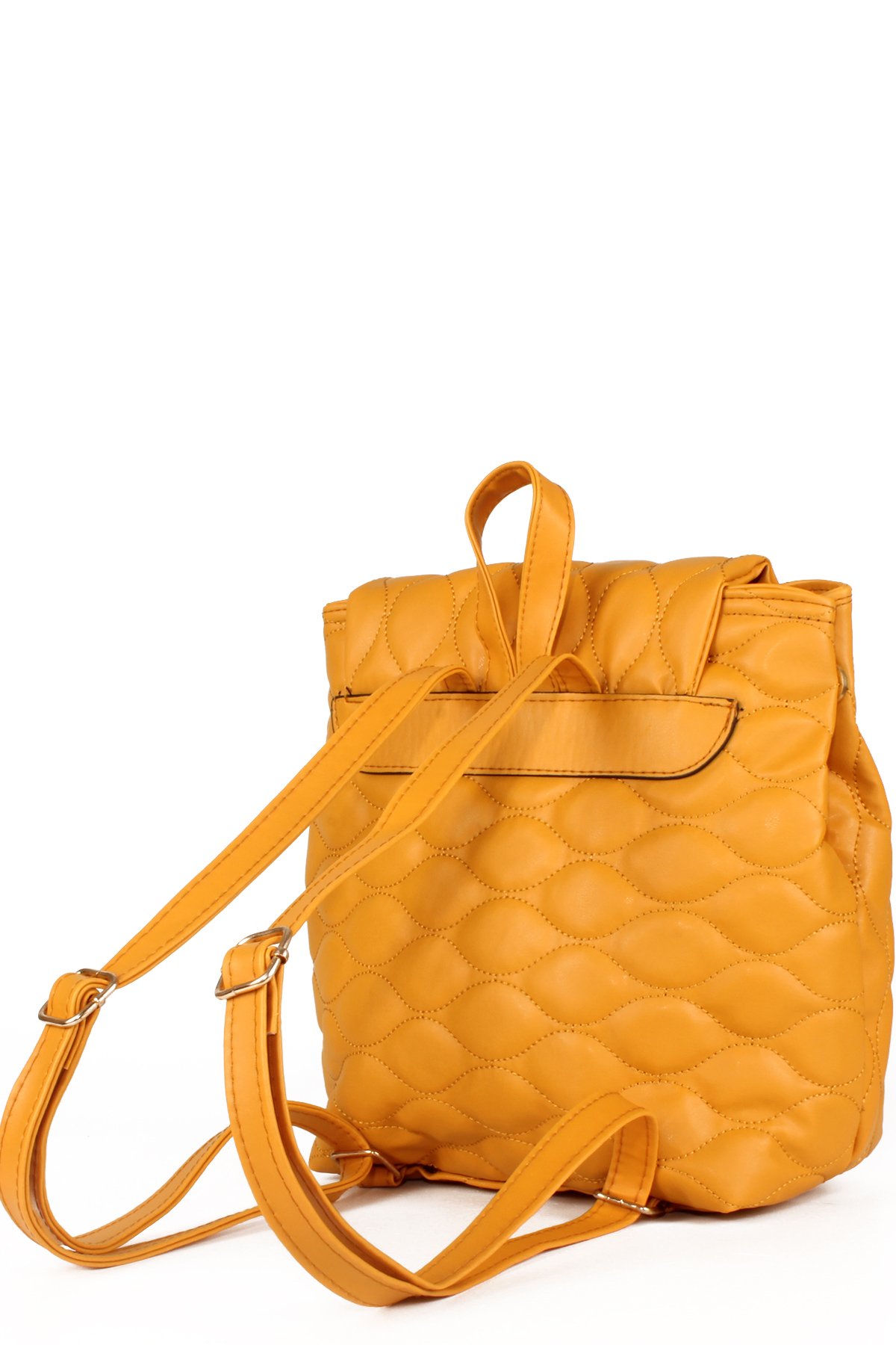 LWE10552-SMusabLuwwe Bag'sKadın Kapitoneli Kemer Detaylı Fermuarlı Genleşme Tasarım Sırt Çantası (10552)