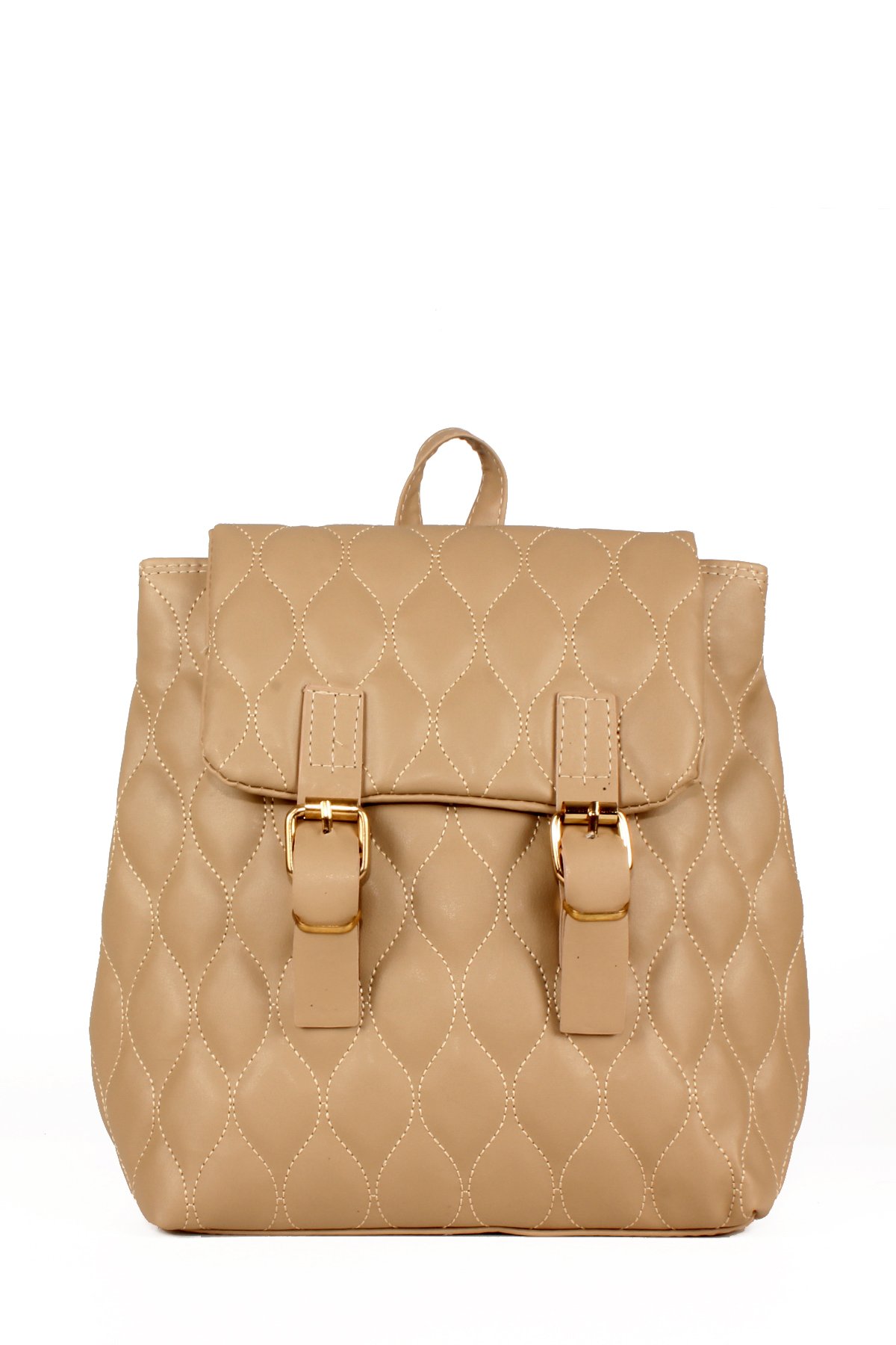LWE10552-SMusabLuwwe Bag'sKadın Kapitoneli Kemer Detaylı Fermuarlı Genleşme Tasarım Sırt Çantası (10552)