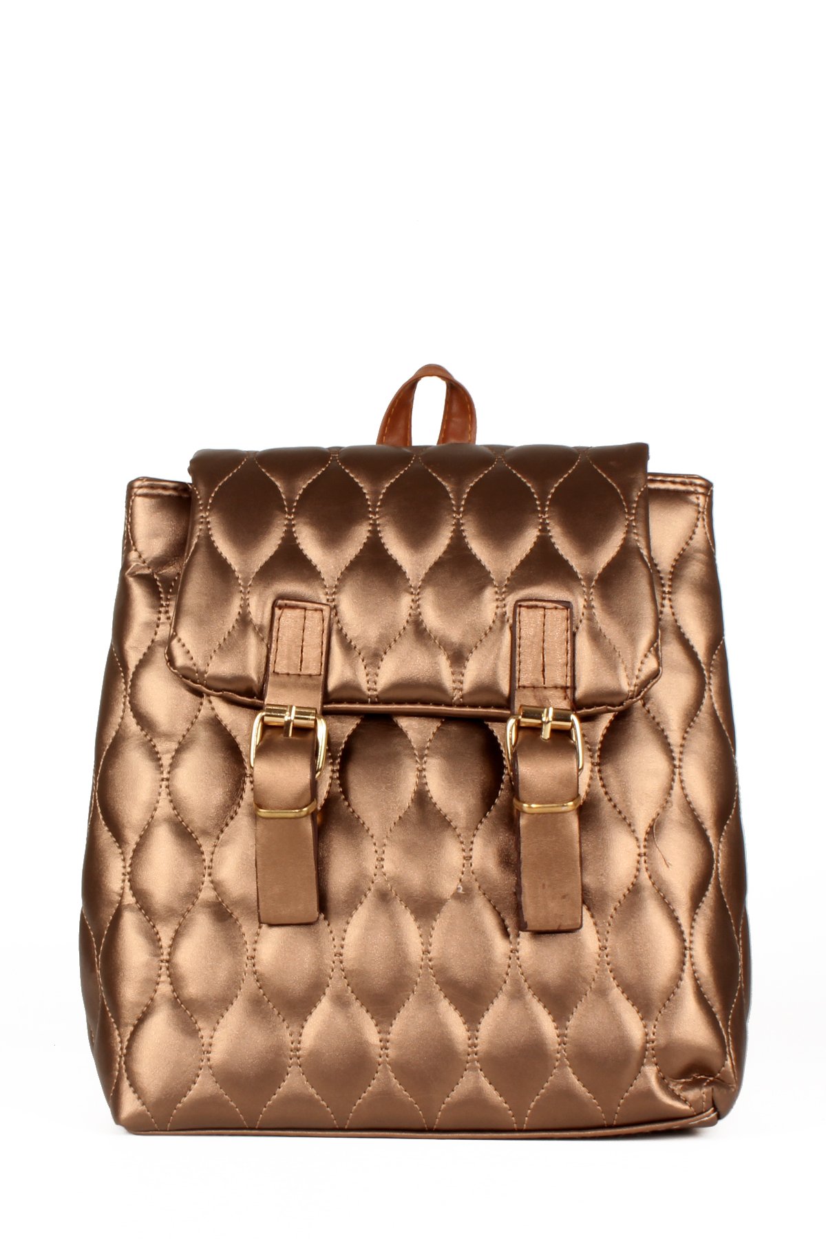LWE10552-SMusabLuwwe Bag'sKadın Kapitoneli Kemer Detaylı Fermuarlı Genleşme Tasarım Sırt Çantası (10552)