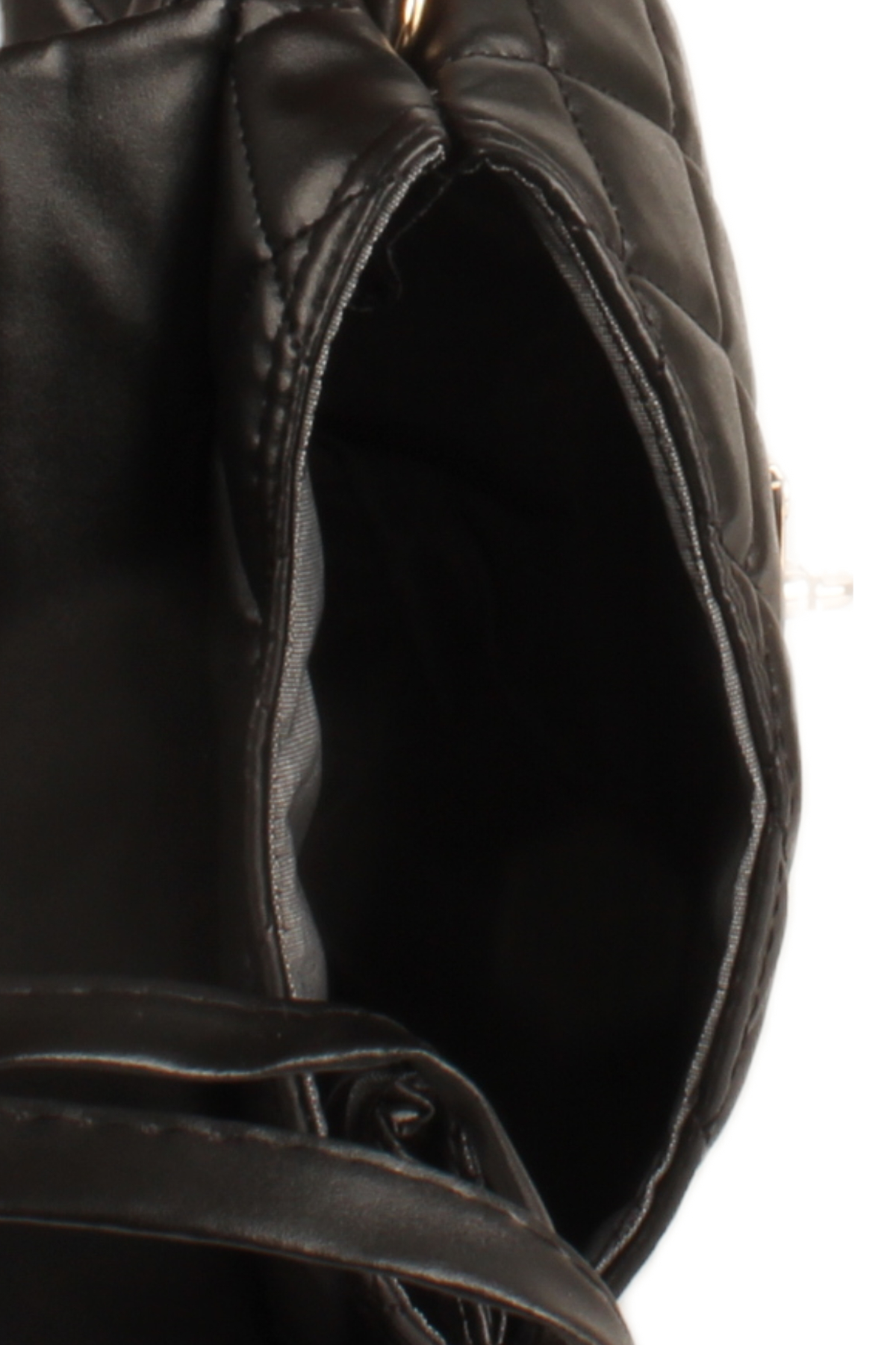 LWE20744-SyhTalhaLuwwe Bag'sKadın Kapitoneli Kilit Kapaklı Omuz Çantası (20744)