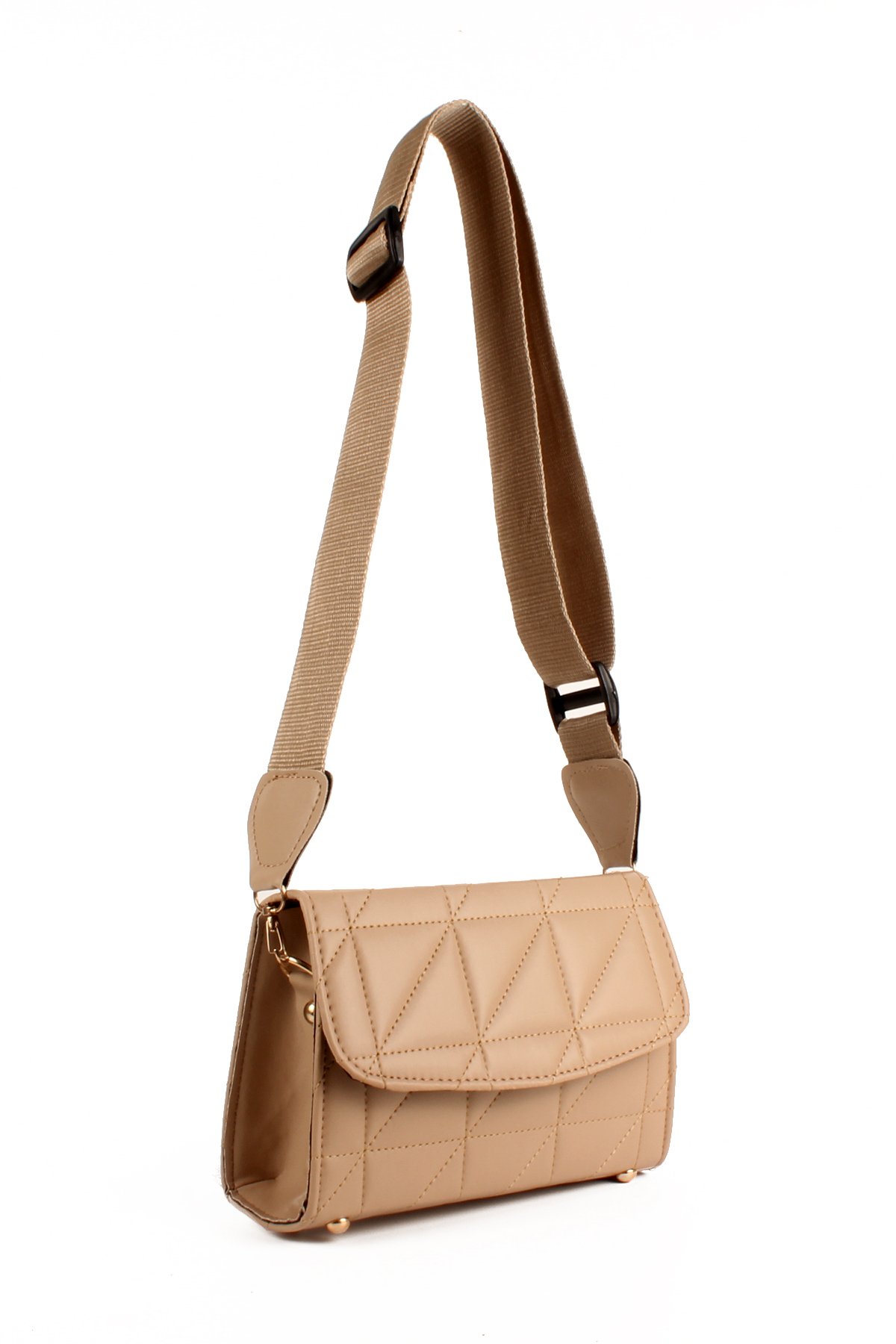 LWE10582-STalhaLuwwe Bag'sKadın Kapitoneli Kolon Askılı Omuz Çantası (10582)