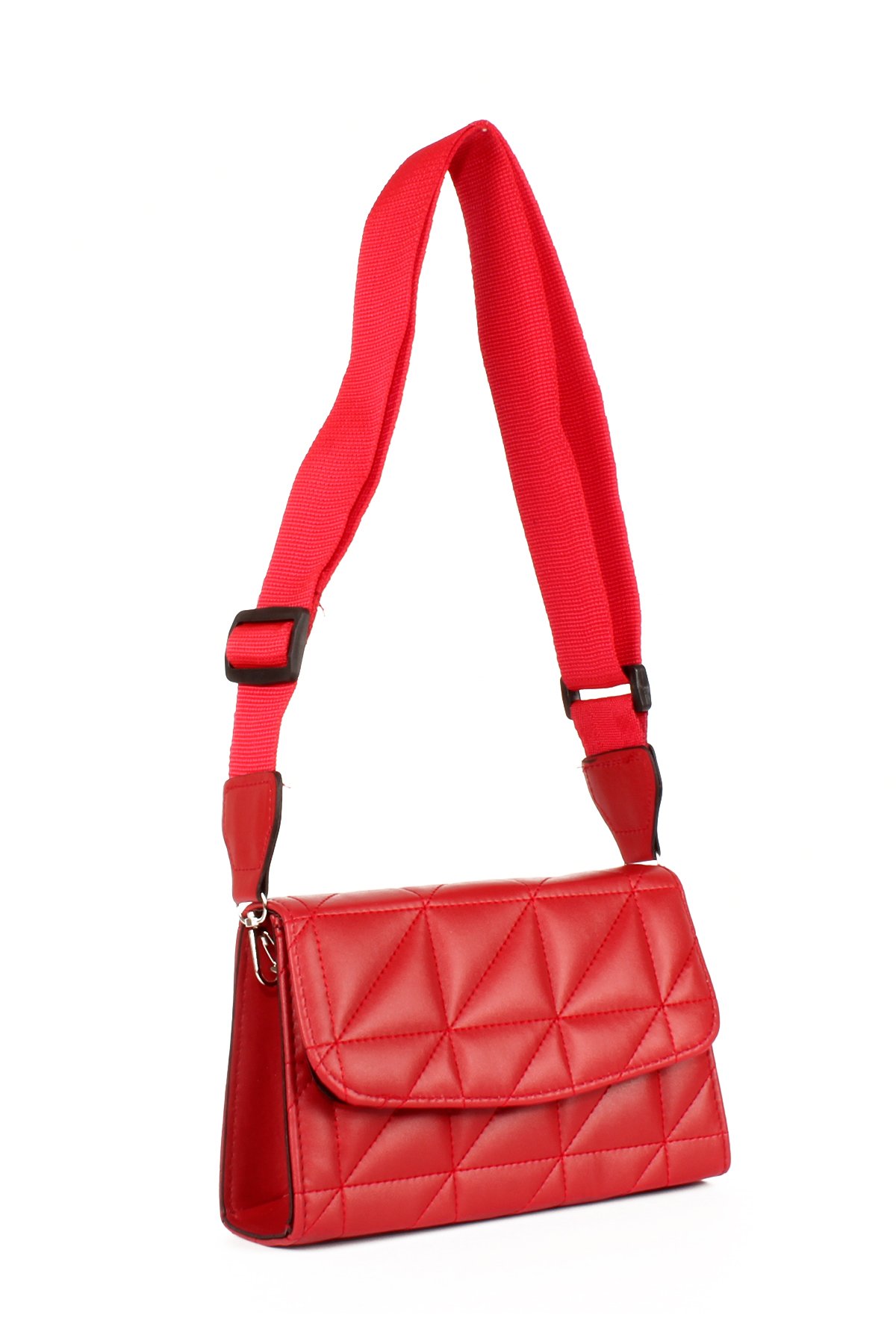 LWE10582-STalhaLuwwe Bag'sKadın Kapitoneli Kolon Askılı Omuz Çantası (10582)