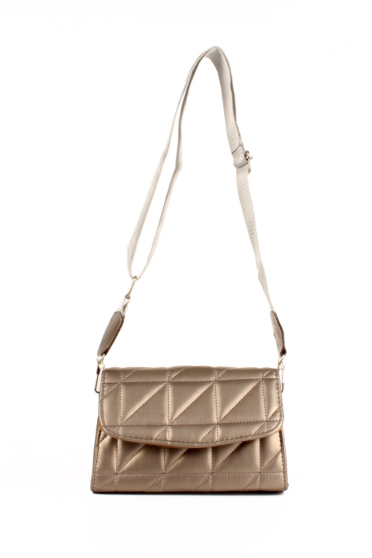 LWE10582-STalhaLuwwe Bag'sKadın Kapitoneli Kolon Askılı Omuz Çantası (10582)