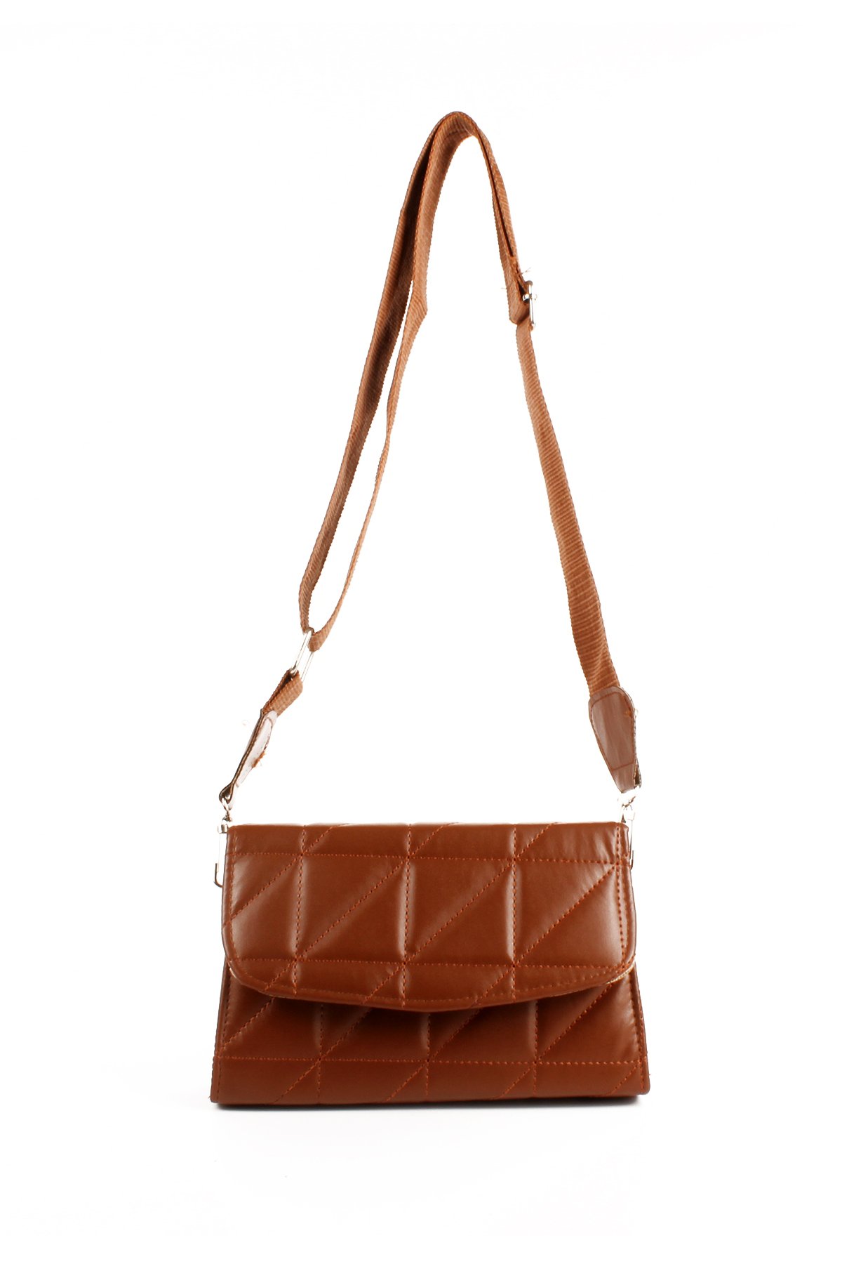 LWE10582-STalhaLuwwe Bag'sKadın Kapitoneli Kolon Askılı Omuz Çantası (10582)