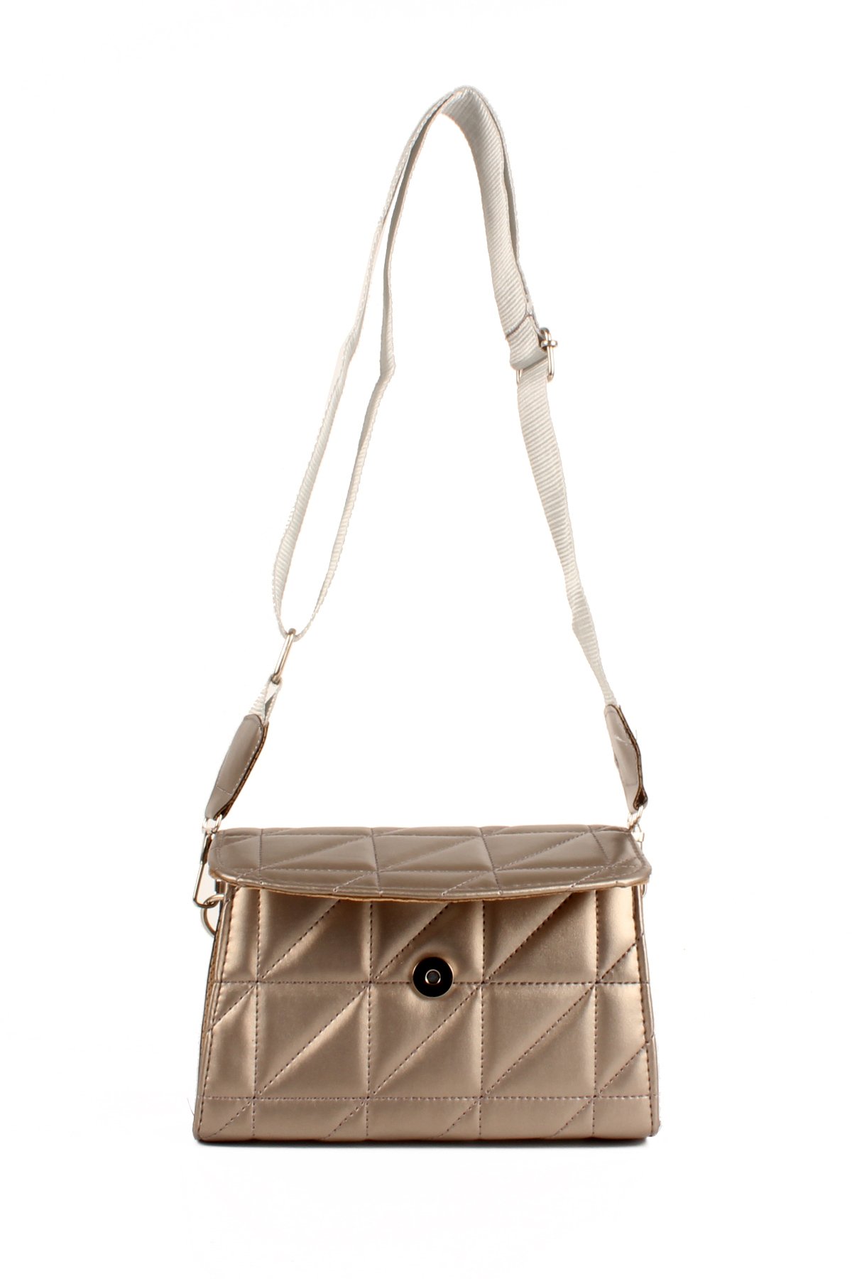 LWE10582-STalhaLuwwe Bag'sKadın Kapitoneli Kolon Askılı Omuz Çantası (10582)