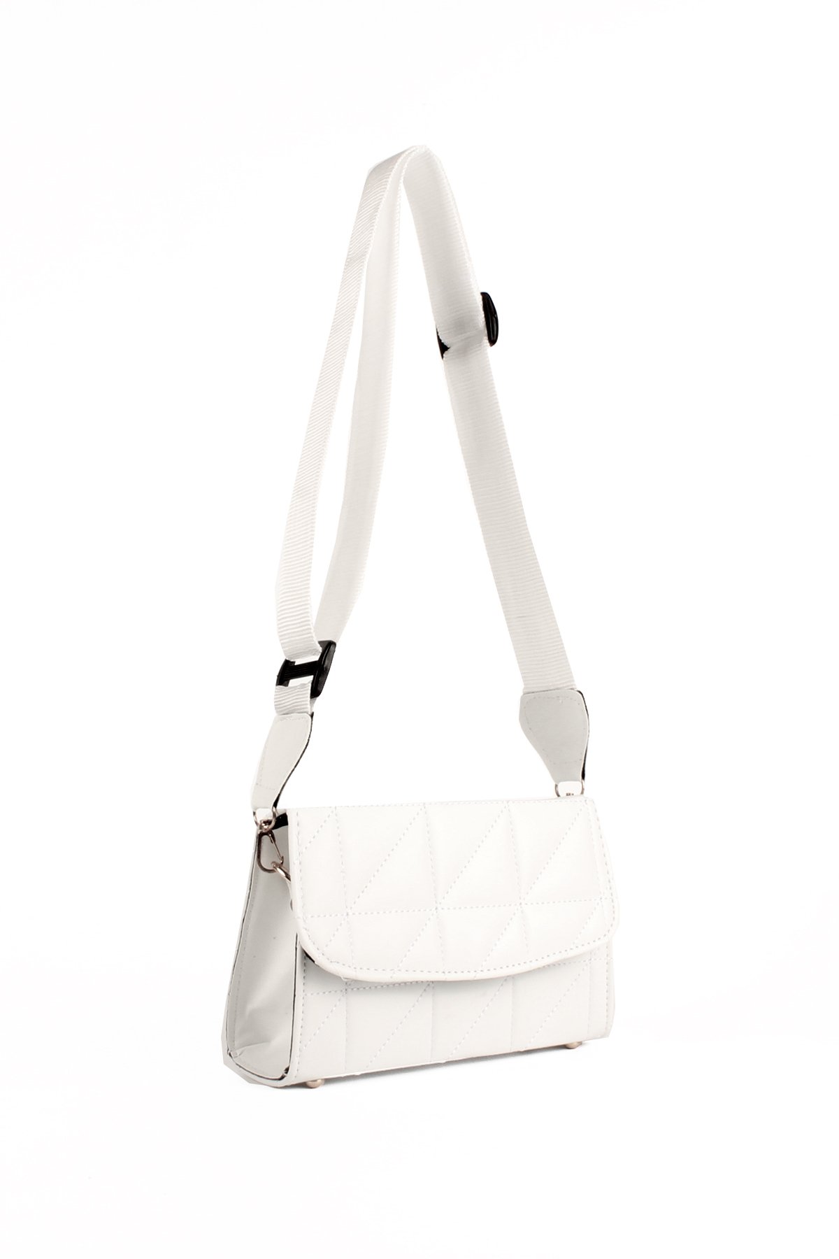 LWE10582-STalhaLuwwe Bag'sKadın Kapitoneli Kolon Askılı Omuz Çantası (10582)