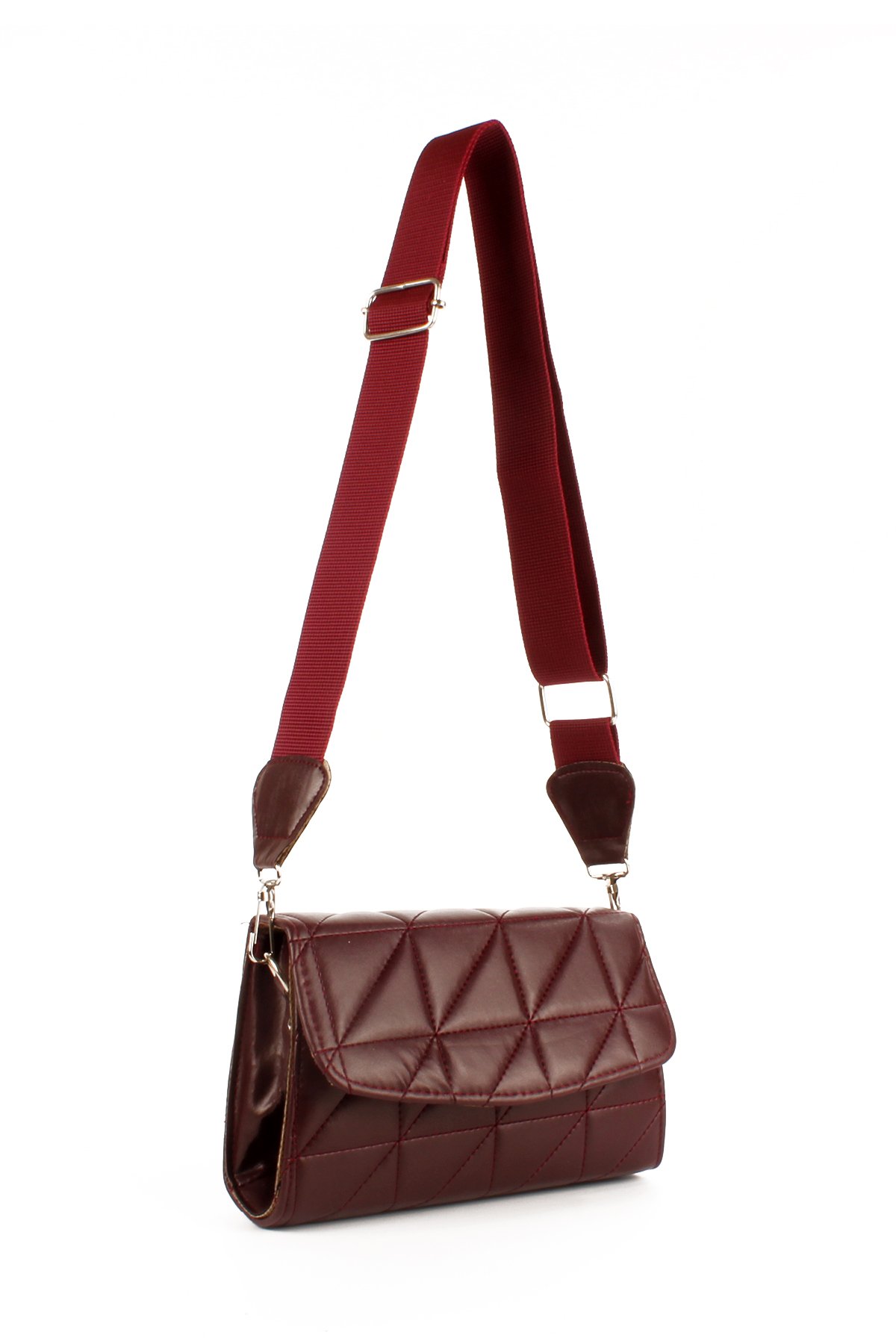 LWE10582-STalhaLuwwe Bag'sKadın Kapitoneli Kolon Askılı Omuz Çantası (10582)