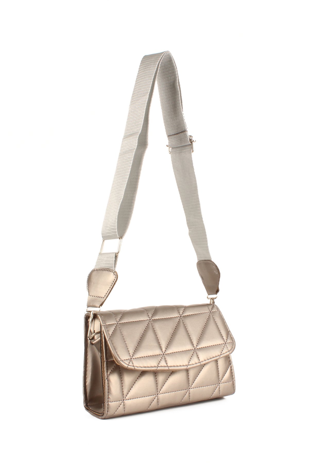 LWE10582-STalhaLuwwe Bag'sKadın Kapitoneli Kolon Askılı Omuz Çantası (10582)