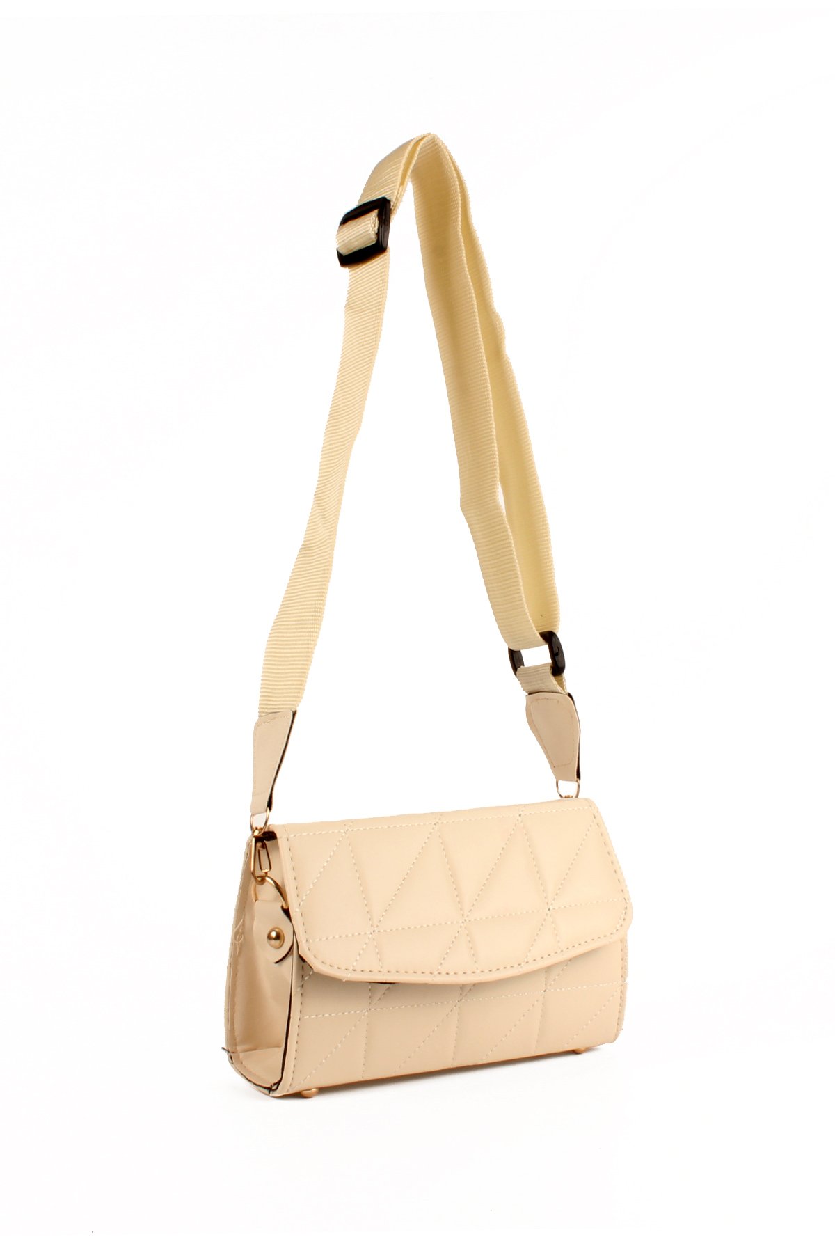 LWE10582-STalhaLuwwe Bag'sKadın Kapitoneli Kolon Askılı Omuz Çantası (10582)