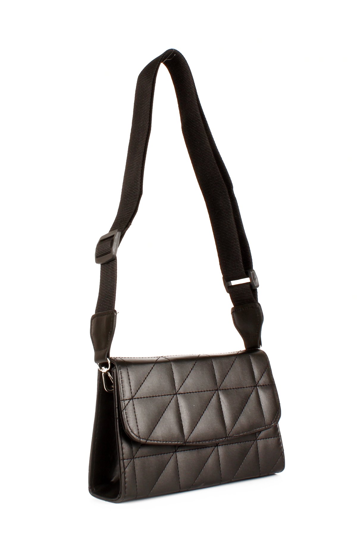 LWE10582-STalhaLuwwe Bag'sKadın Kapitoneli Kolon Askılı Omuz Çantası (10582)