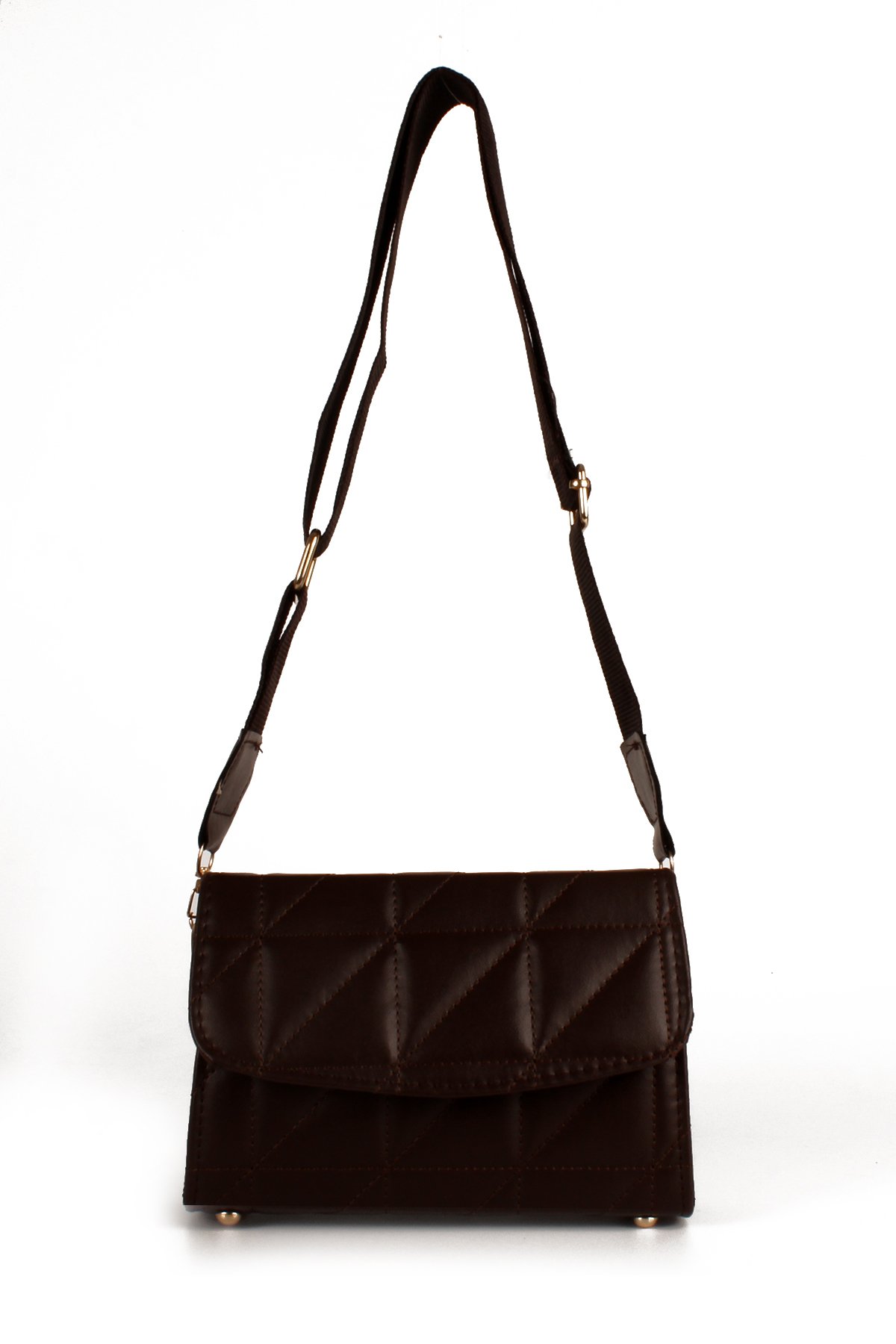 LWE10582-STalhaLuwwe Bag'sKadın Kapitoneli Kolon Askılı Omuz Çantası (10582)