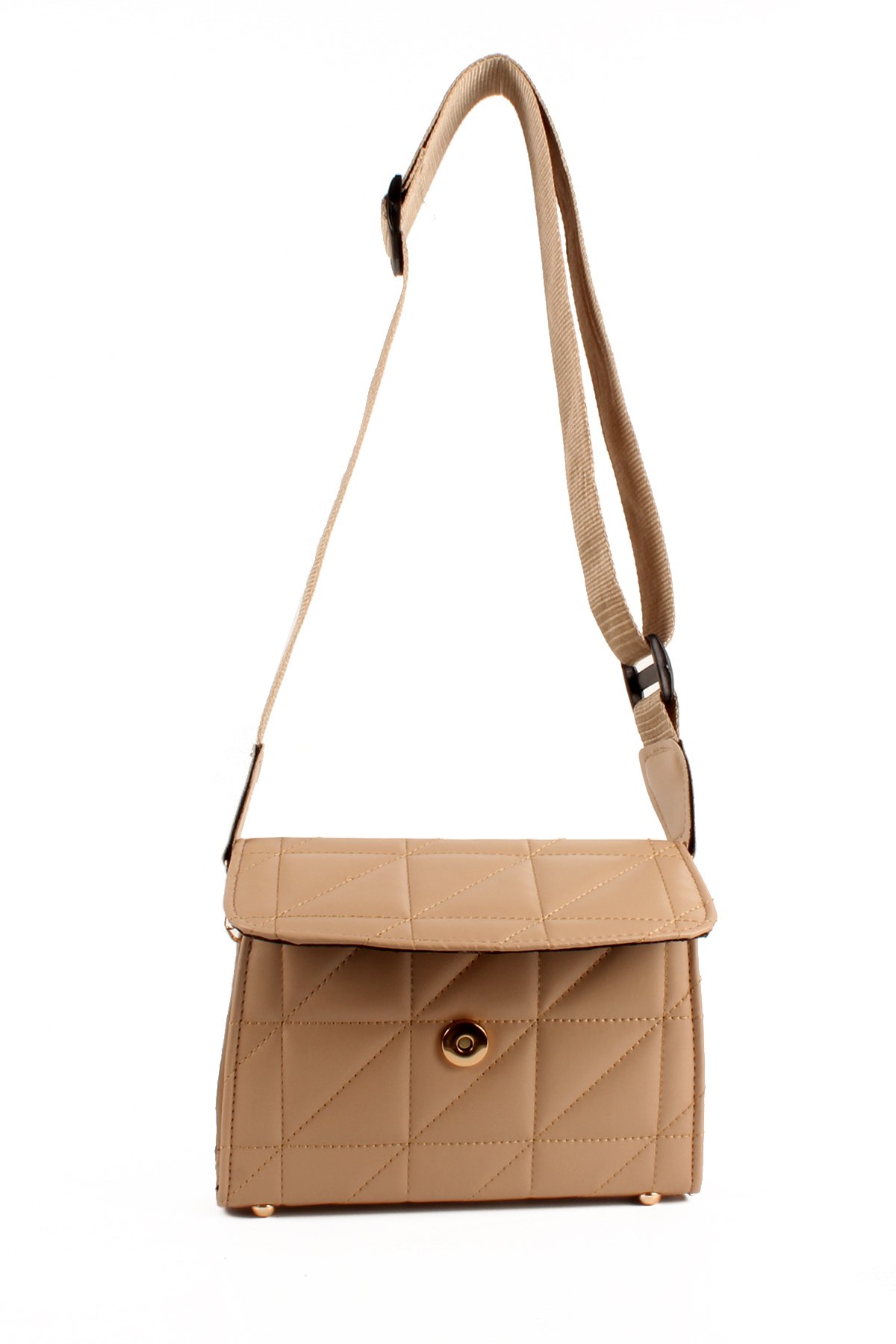 LWE10582-STalhaLuwwe Bag'sKadın Kapitoneli Kolon Askılı Omuz Çantası (10582)