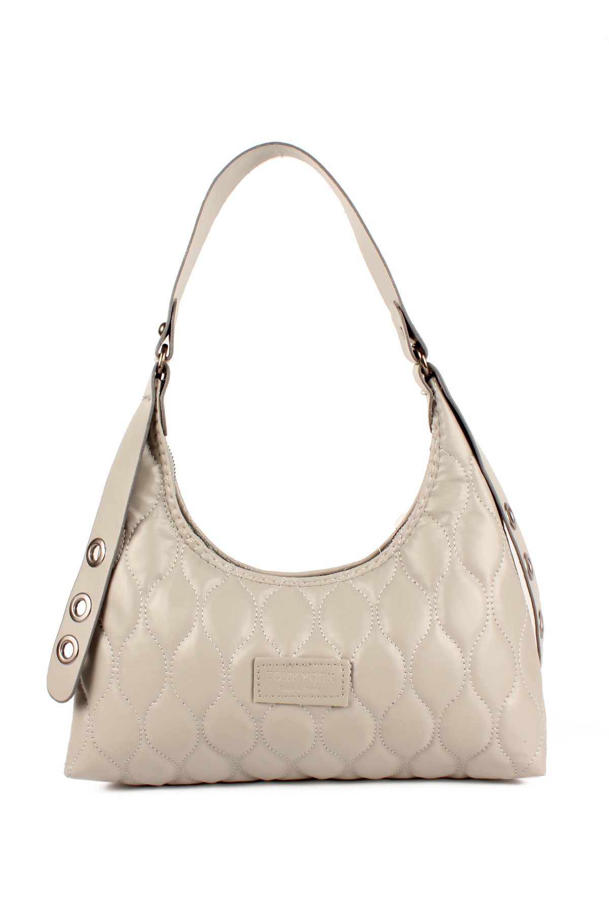 LWE20735-SyhTalhaLuwwe Bag'sKadın Kapitoneli Özel Nakışlı Kemer Detaylı Baget Çanta (20735)