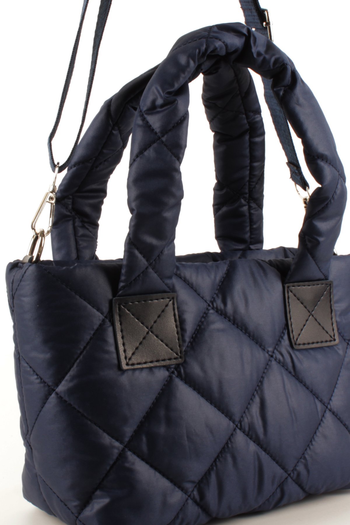 LWE10758-SyhTalhaLuwwe Bag'sKadın Kapitoneli Paraşüt Kumaş Çapraz Askılı Şişme Puf Midi Boy El ve Omuz Çantası (10758)