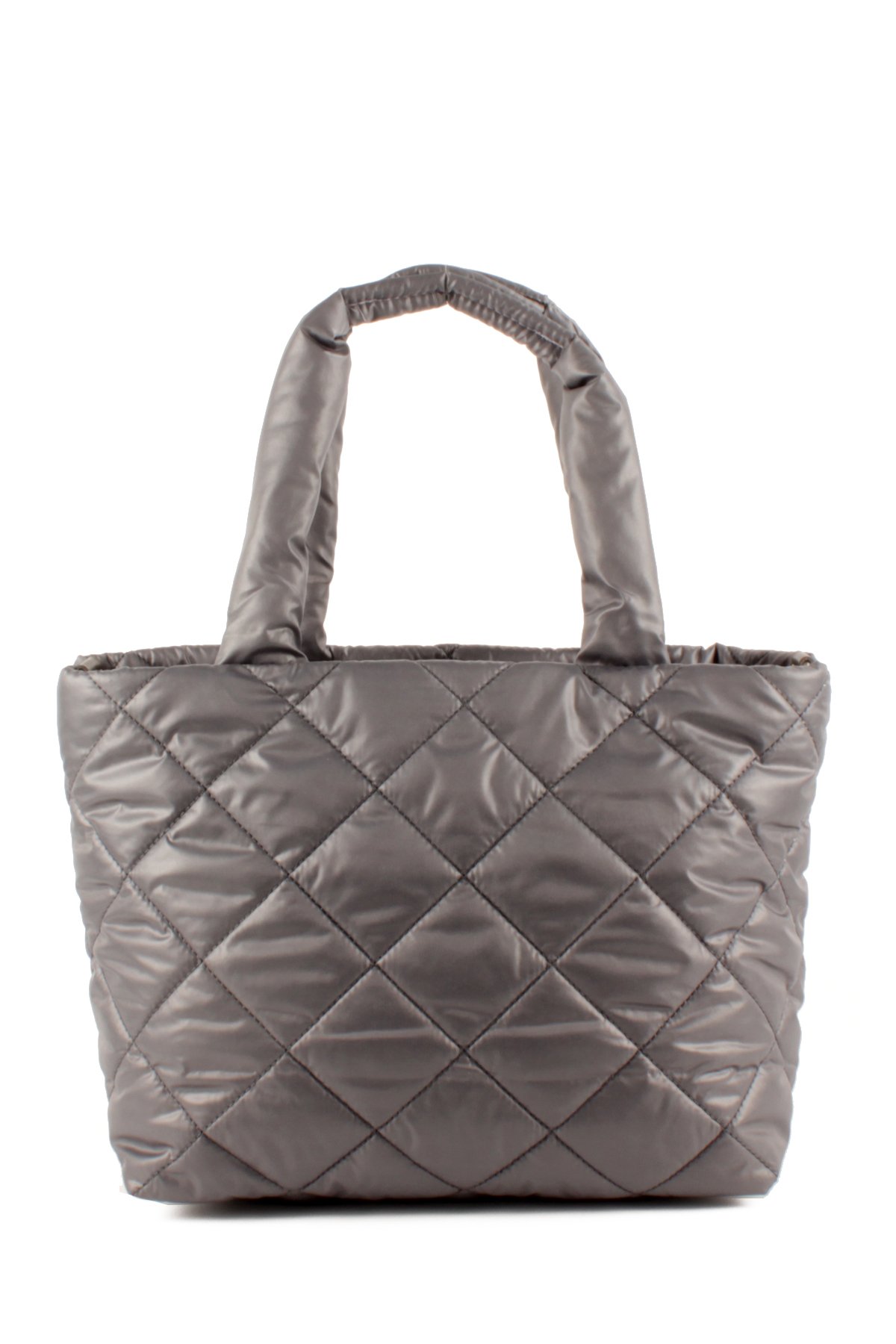 LWE10757-SyhTalhaLuwwe Bag'sKadın Kapitoneli Paraşüt Kumaş Çapraz Askılı Şişme Puf El ve Omuz Çantası (10757)