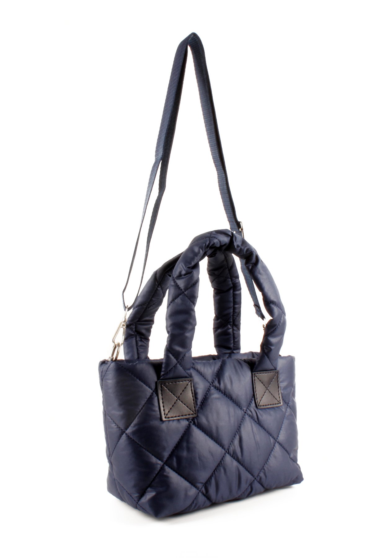 LWE10758-SyhTalhaLuwwe Bag'sKadın Kapitoneli Paraşüt Kumaş Çapraz Askılı Şişme Puf Midi Boy El ve Omuz Çantası (10758)