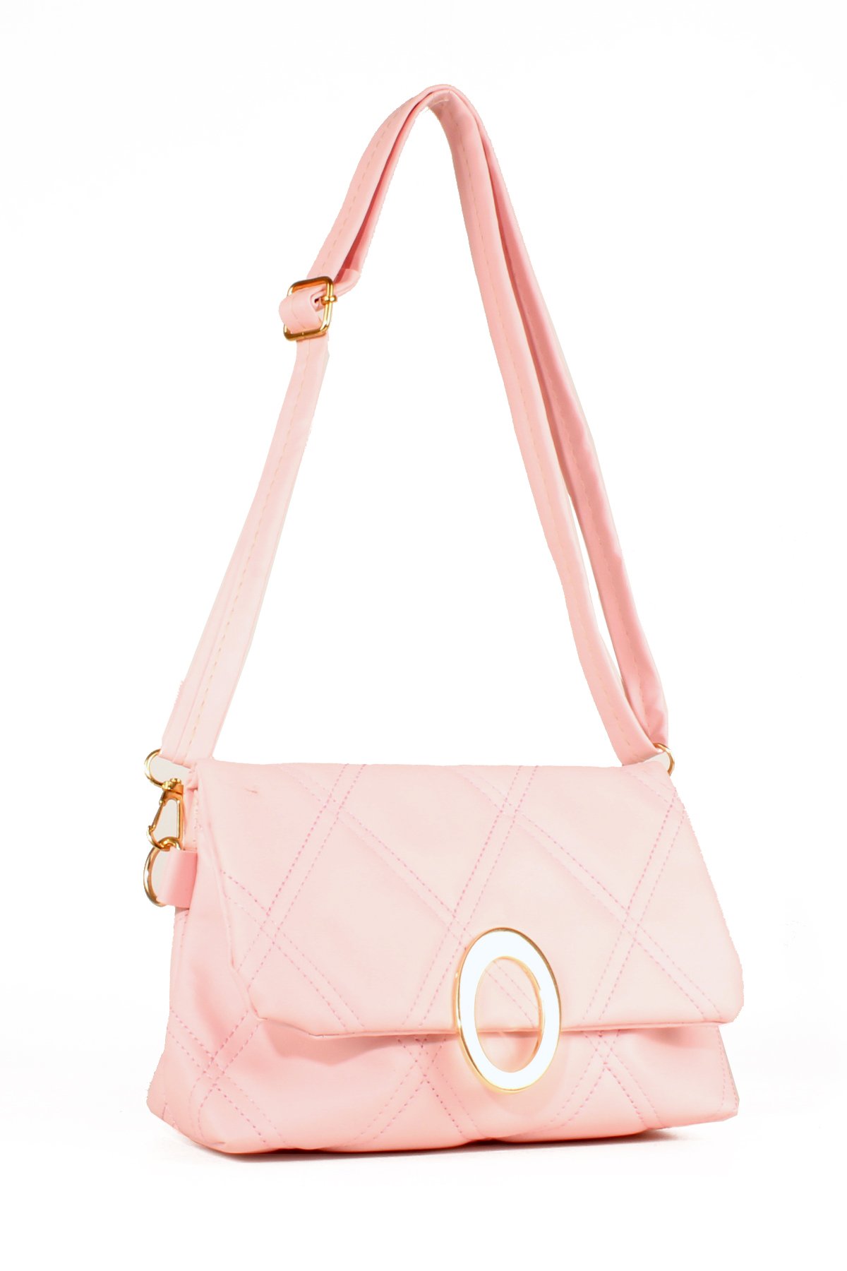 LWE20641-SyhTalhaLuwwe Bag'sKadın Kapitoneli Toka Detaylı Omuz Çantası (20641)
