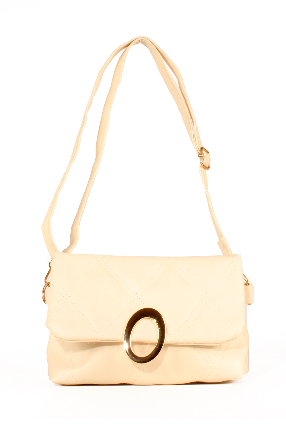 LWE20641-SyhTalhaLuwwe Bag'sKadın Kapitoneli Toka Detaylı Omuz Çantası (20641)