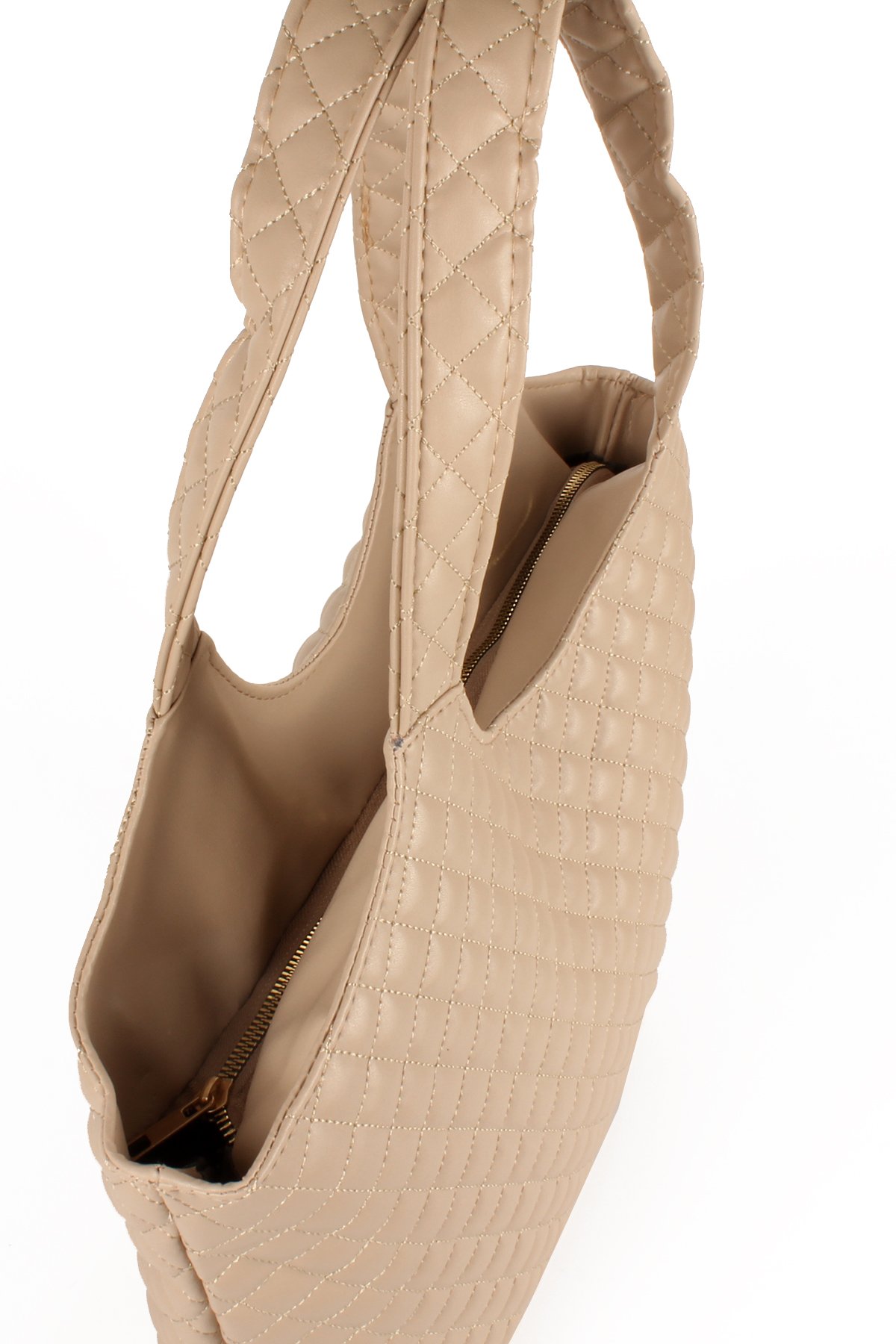 LWE1729-SyhTalhaLuwwe Bag'sKadın Kapitoneli Y S L Kesim Büyük Boy Salaş Kol Çantası (1729)