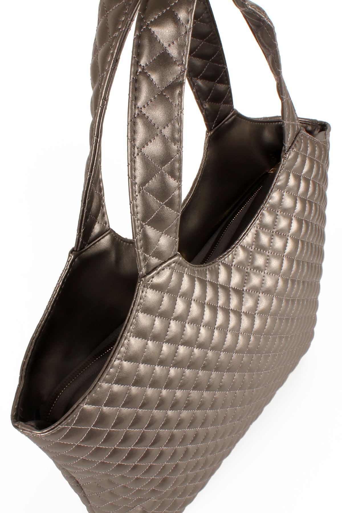 LWE1729-SyhTalhaLuwwe Bag'sKadın Kapitoneli Y S L Kesim Büyük Boy Salaş Kol Çantası (1729)