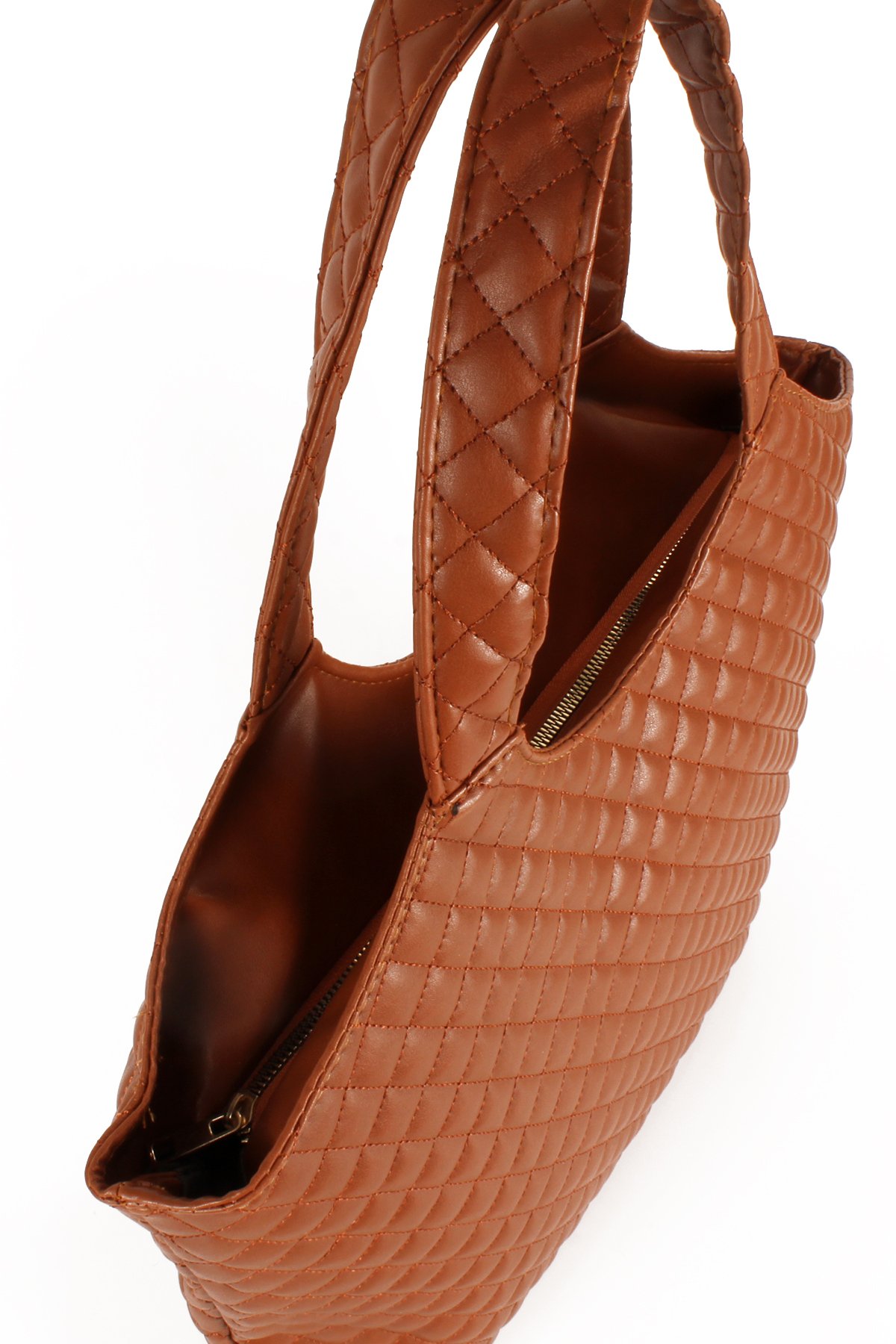 LWE1729-SyhTalhaLuwwe Bag'sKadın Kapitoneli Y S L Kesim Büyük Boy Salaş Kol Çantası (1729)