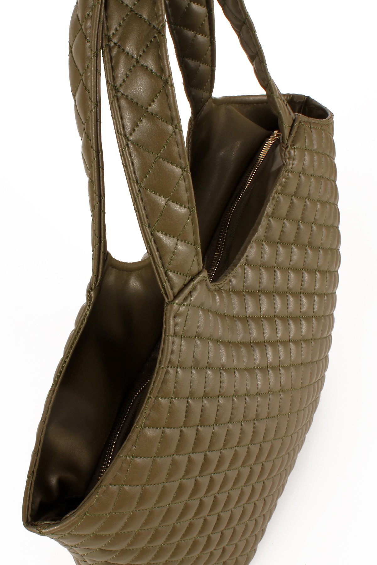 LWE1729-SyhTalhaLuwwe Bag'sKadın Kapitoneli Y S L Kesim Büyük Boy Salaş Kol Çantası (1729)