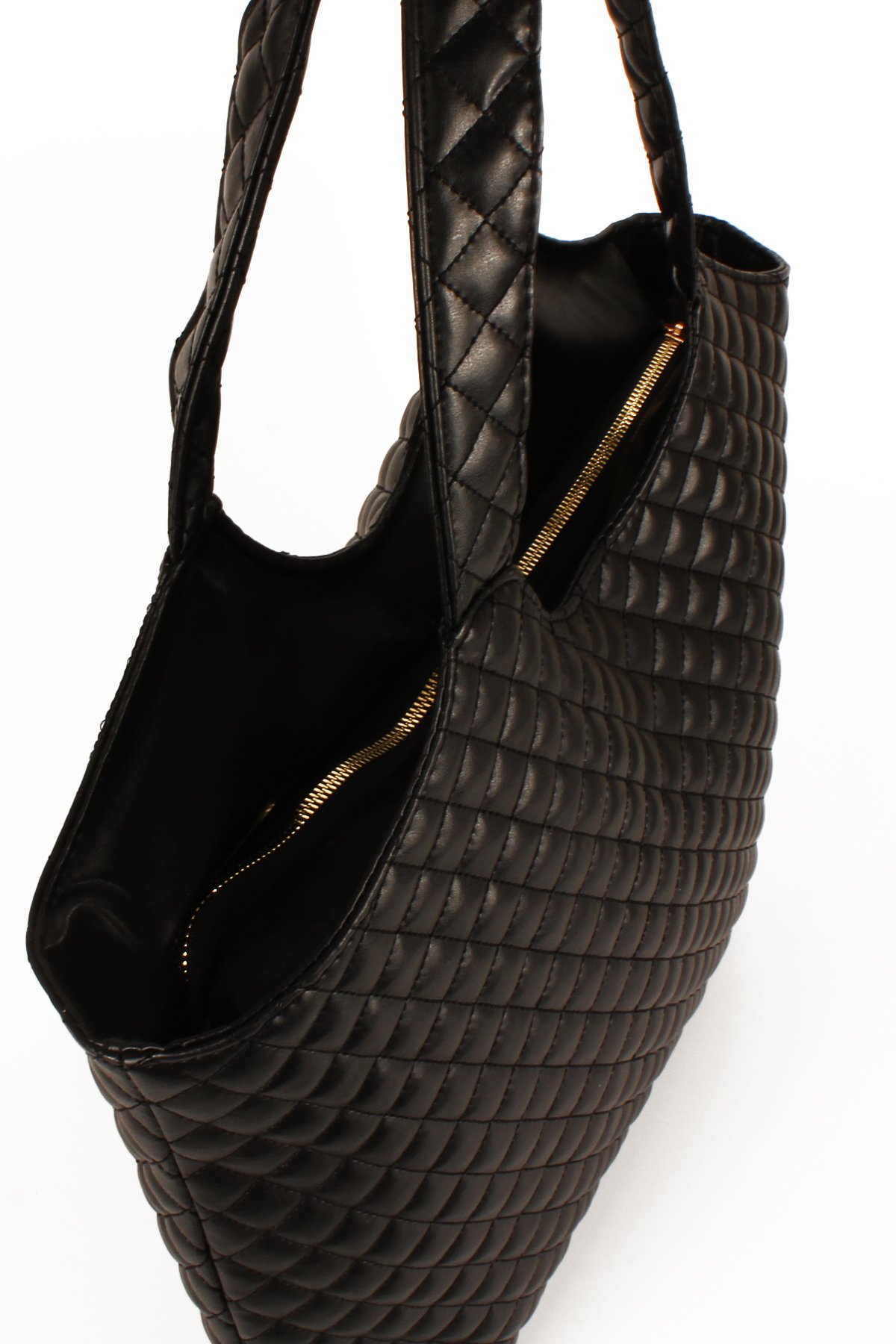 LWE1729-SyhTalhaLuwwe Bag'sKadın Kapitoneli Y S L Kesim Büyük Boy Salaş Kol Çantası (1729)