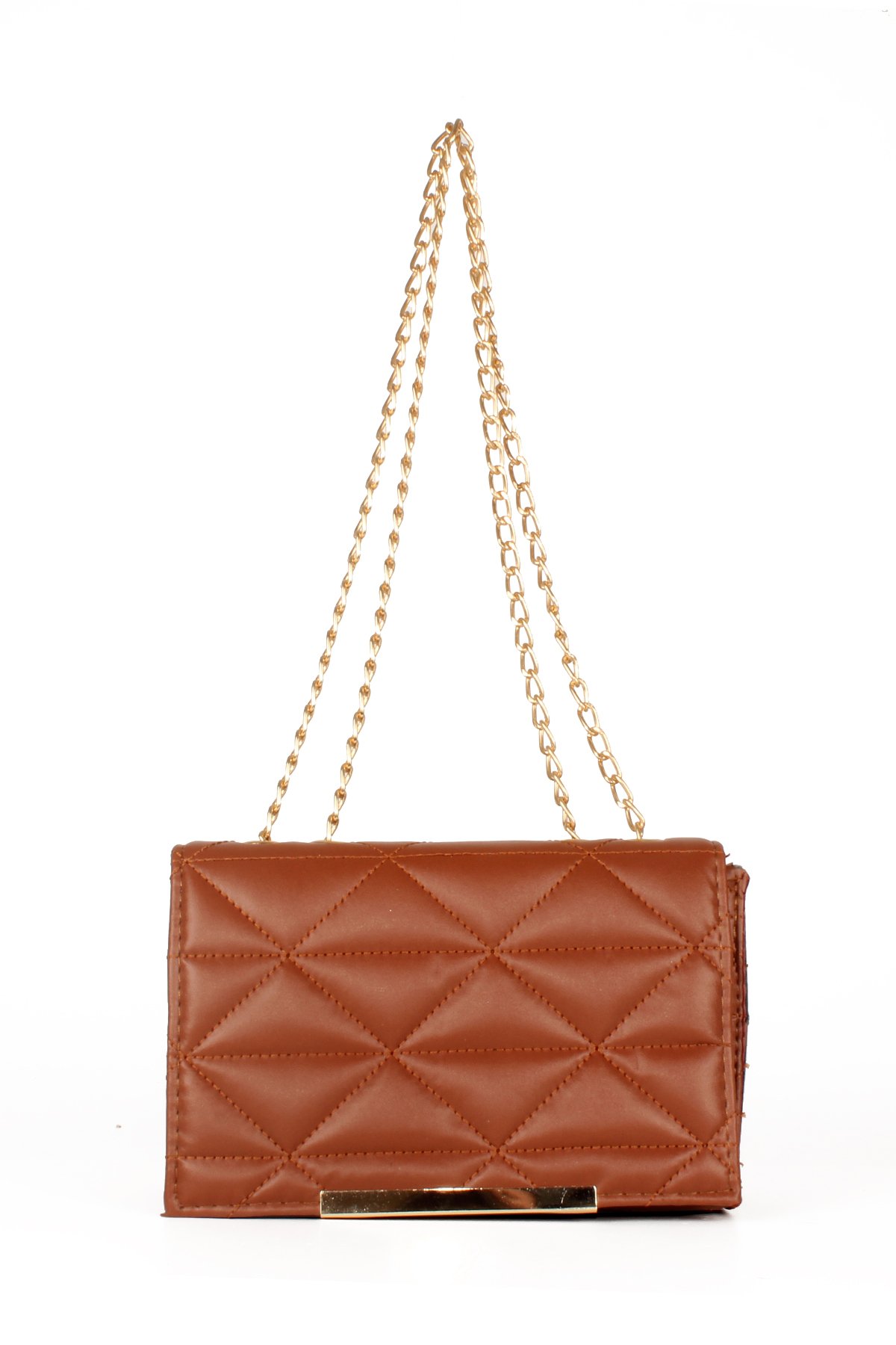 LWE20574-STalhaLuwwe Bag'sKadın Kapitoneli Zincir Askılı Omuz Çantası (20574)