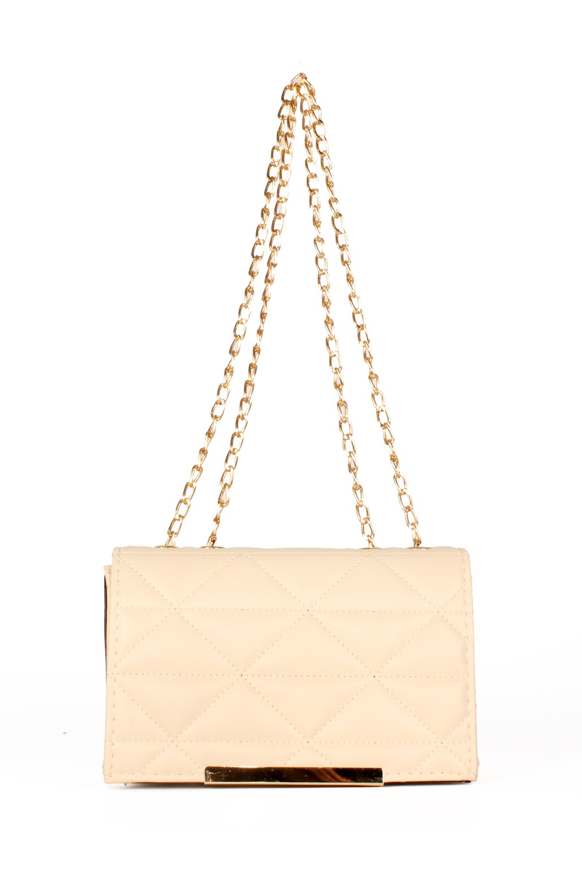 LWE20574-STalhaLuwwe Bag'sKadın Kapitoneli Zincir Askılı Omuz Çantası (20574)