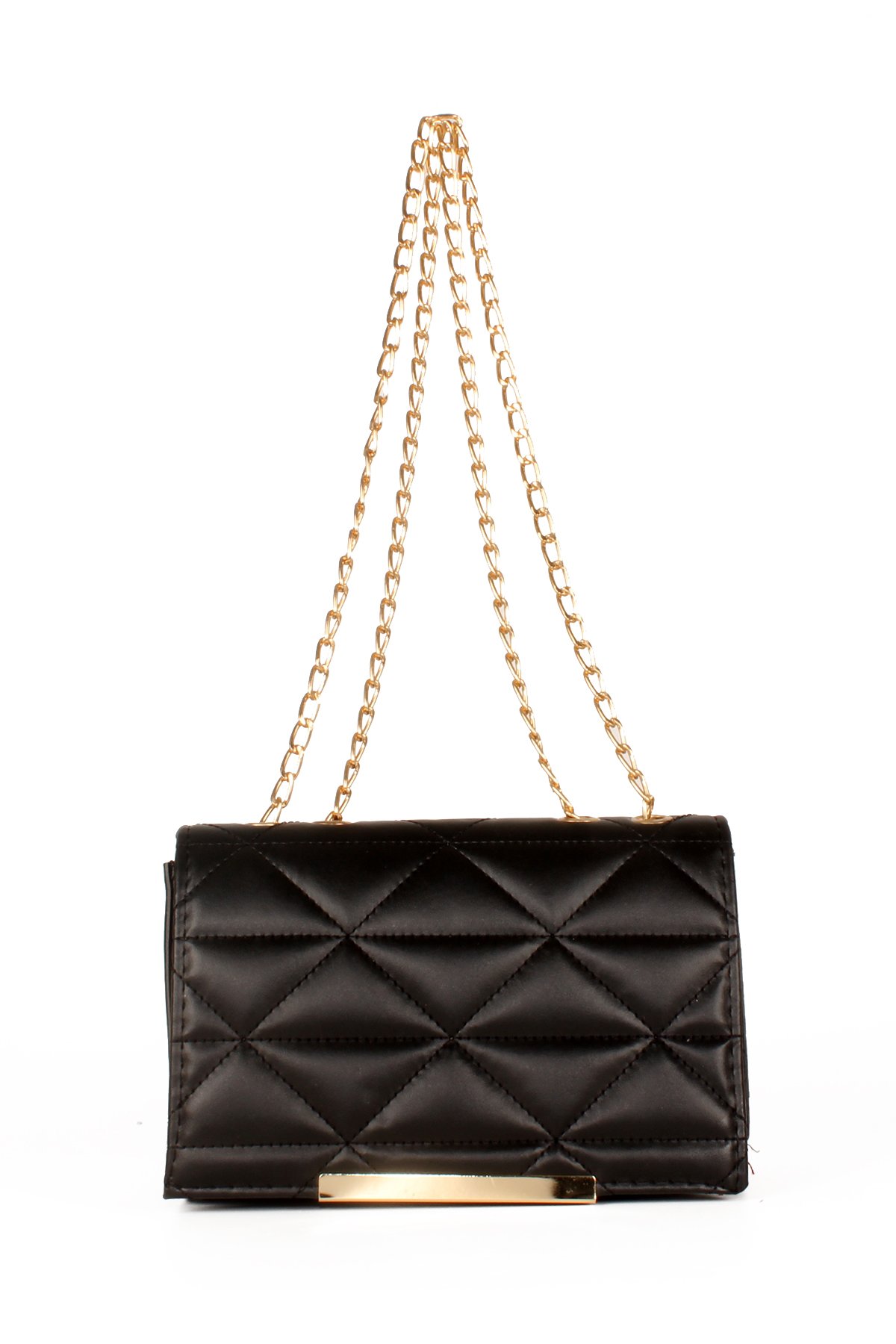 LWE20574-STalhaLuwwe Bag'sKadın Kapitoneli Zincir Askılı Omuz Çantası (20574)