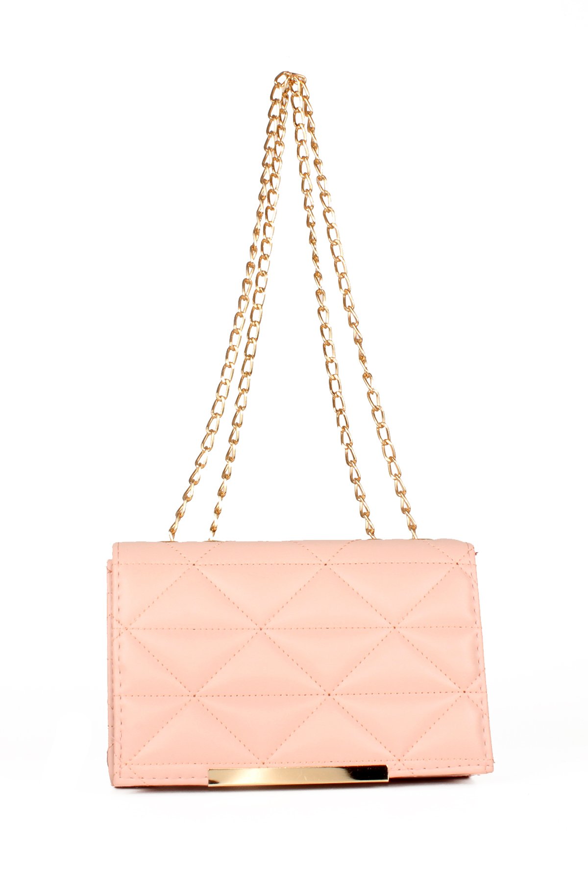 LWE20574-STalhaLuwwe Bag'sKadın Kapitoneli Zincir Askılı Omuz Çantası (20574)