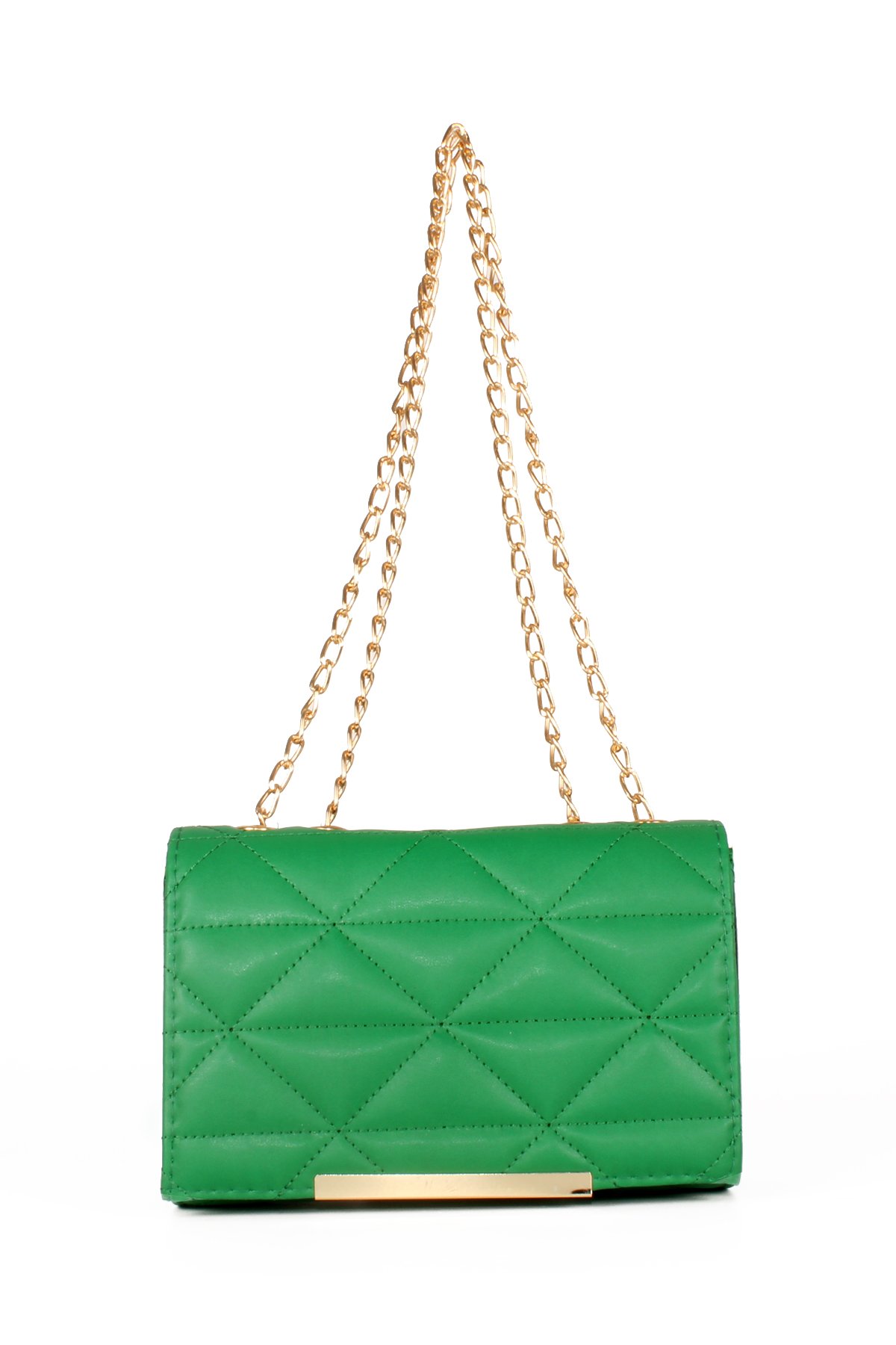 LWE20574-STalhaLuwwe Bag'sKadın Kapitoneli Zincir Askılı Omuz Çantası (20574)