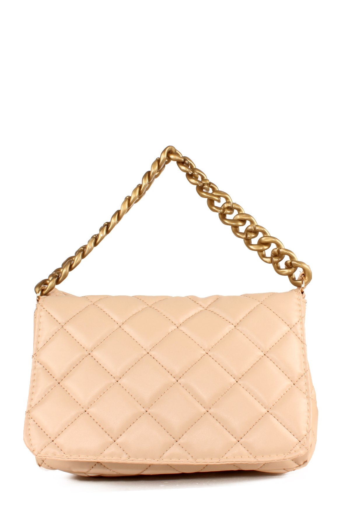 LWE20655-SyhTalhaLuwwe Bag'sKadın Kapitoneli Zincir El Askılı Omuz Askılı Kapaklı El ve Omuz Çantası (20655)