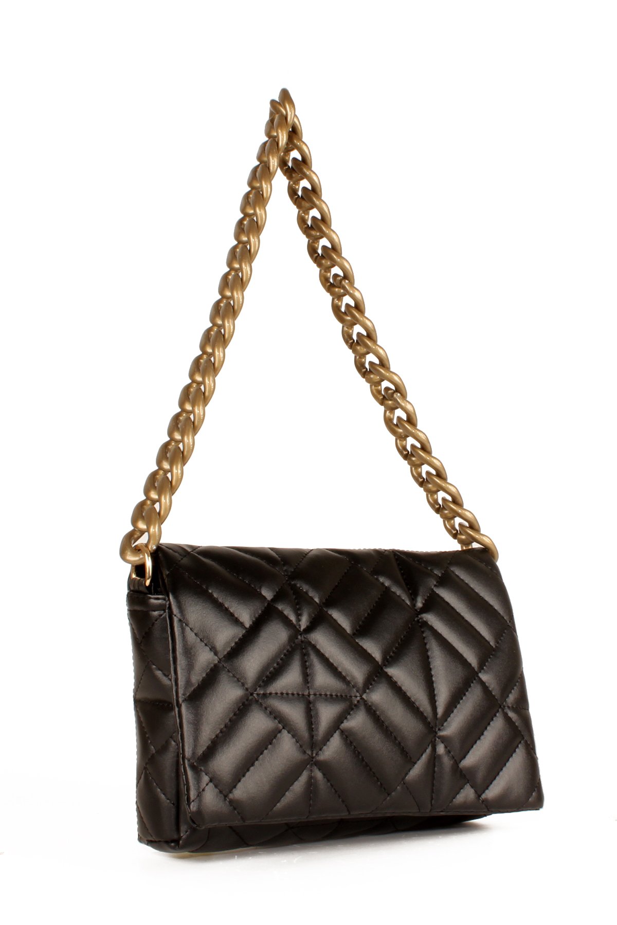 LWE20652-SyhTalhaLuwwe Bag'sKadın Kapitoneli Zincir El ve Omuz Askılı Omuz Çantası (20652)