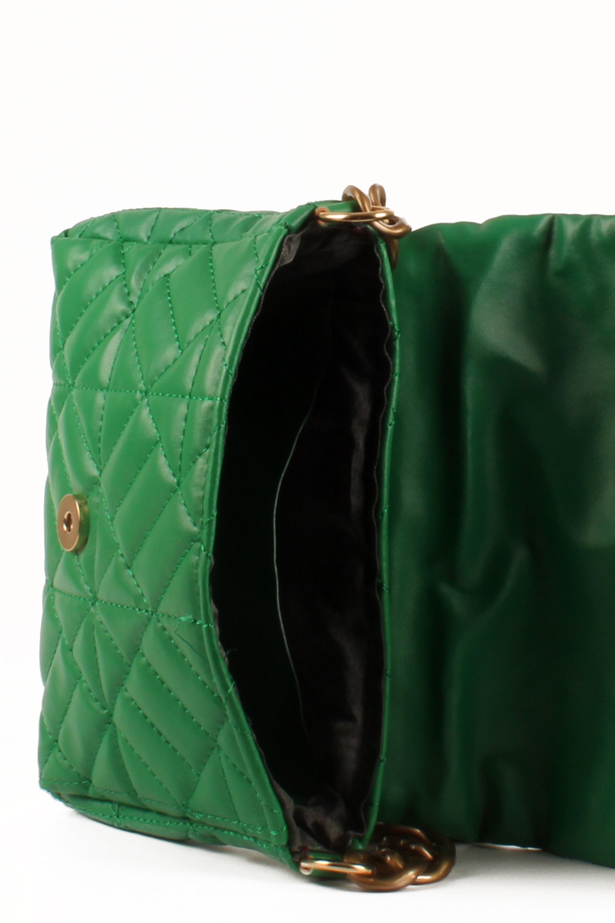 LWE20652-SyhTalhaLuwwe Bag'sKadın Kapitoneli Zincir El ve Omuz Askılı Omuz Çantası (20652)