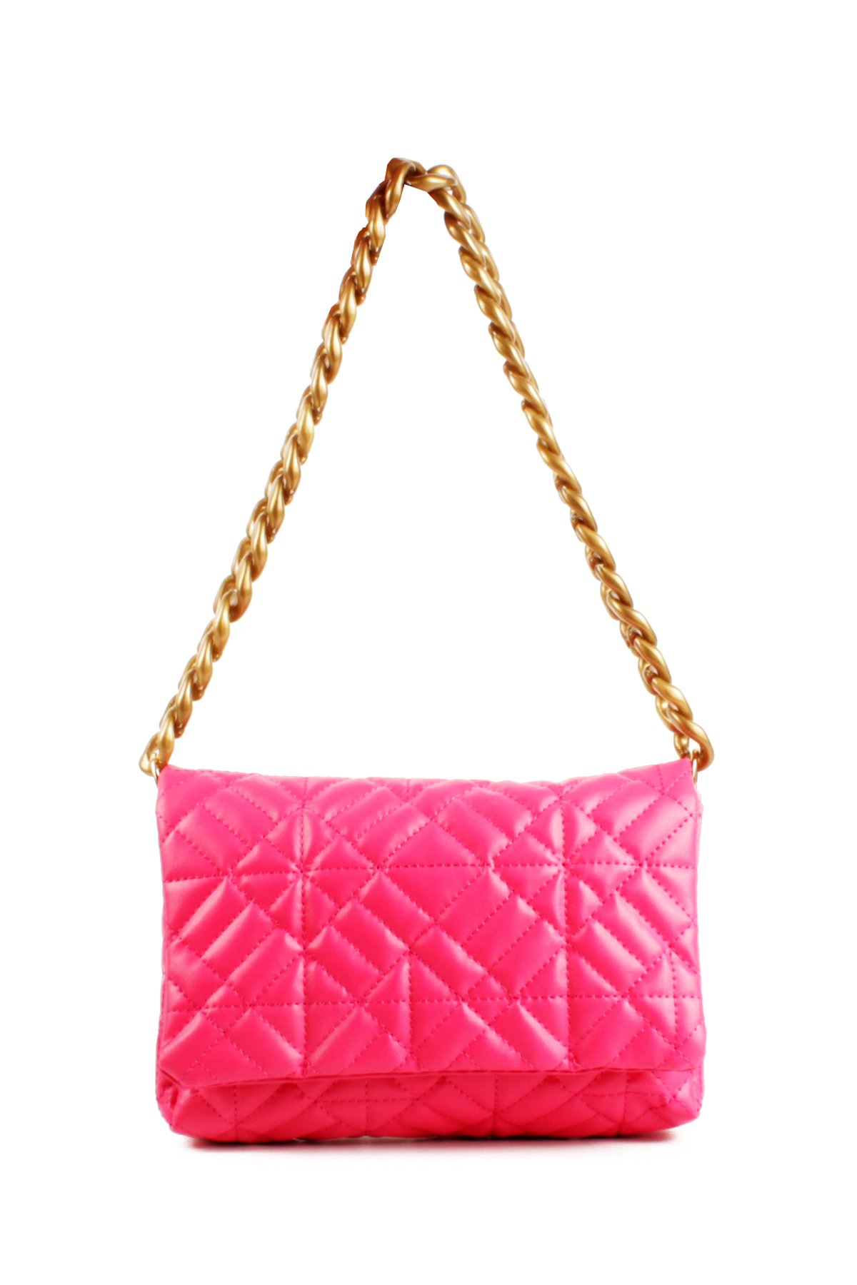 LWE20652-SyhTalhaLuwwe Bag'sKadın Kapitoneli Zincir El ve Omuz Askılı Omuz Çantası (20652)