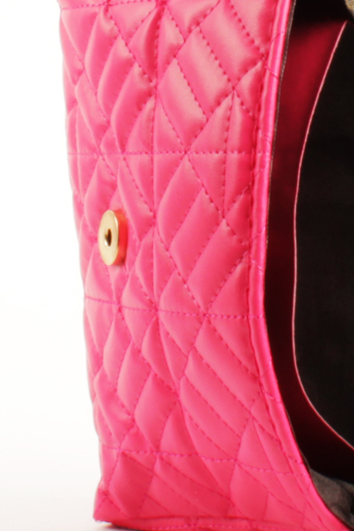 LWE20652-SyhTalhaLuwwe Bag'sKadın Kapitoneli Zincir El ve Omuz Askılı Omuz Çantası (20652)