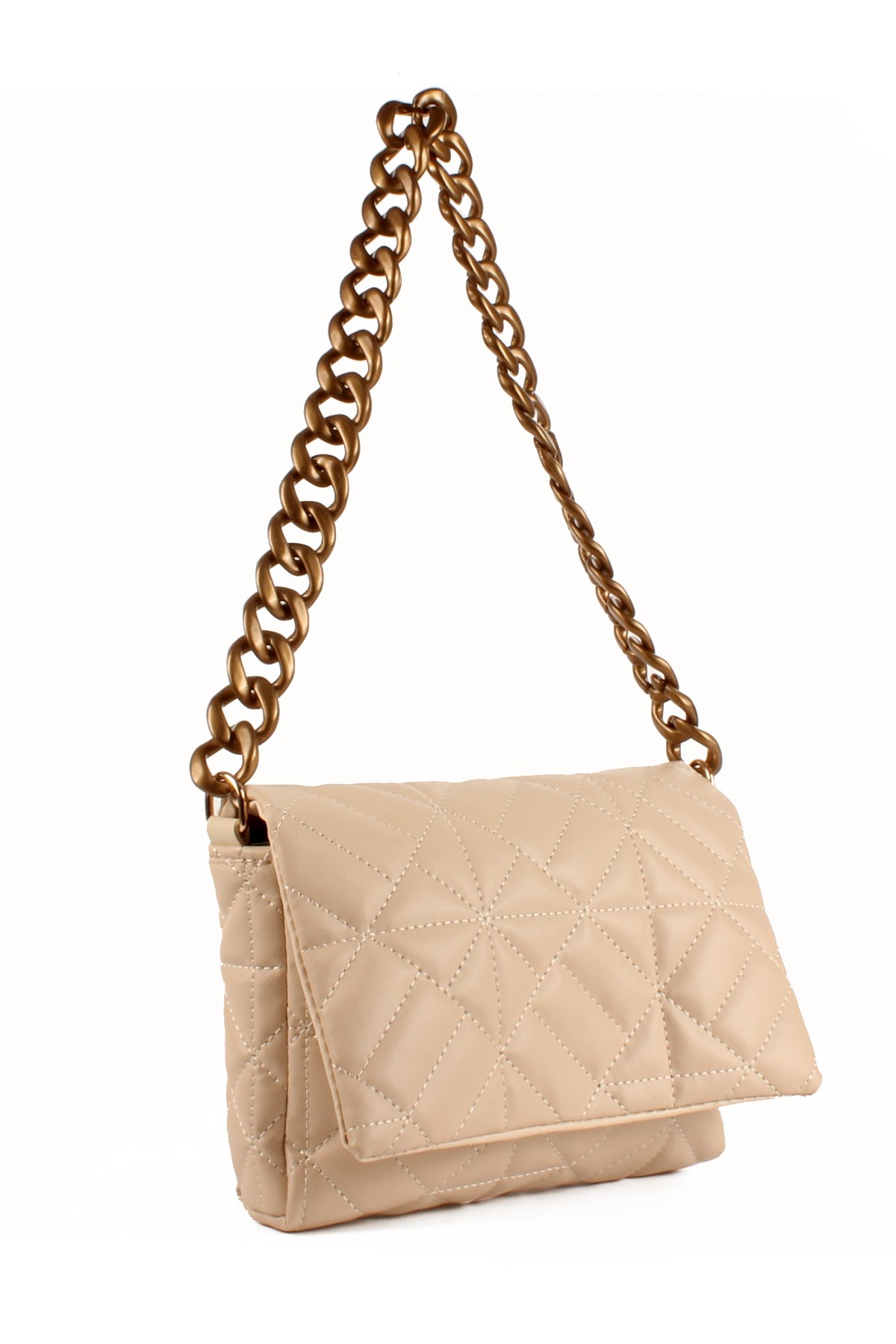 LWE20652-SyhTalhaLuwwe Bag'sKadın Kapitoneli Zincir El ve Omuz Askılı Omuz Çantası (20652)