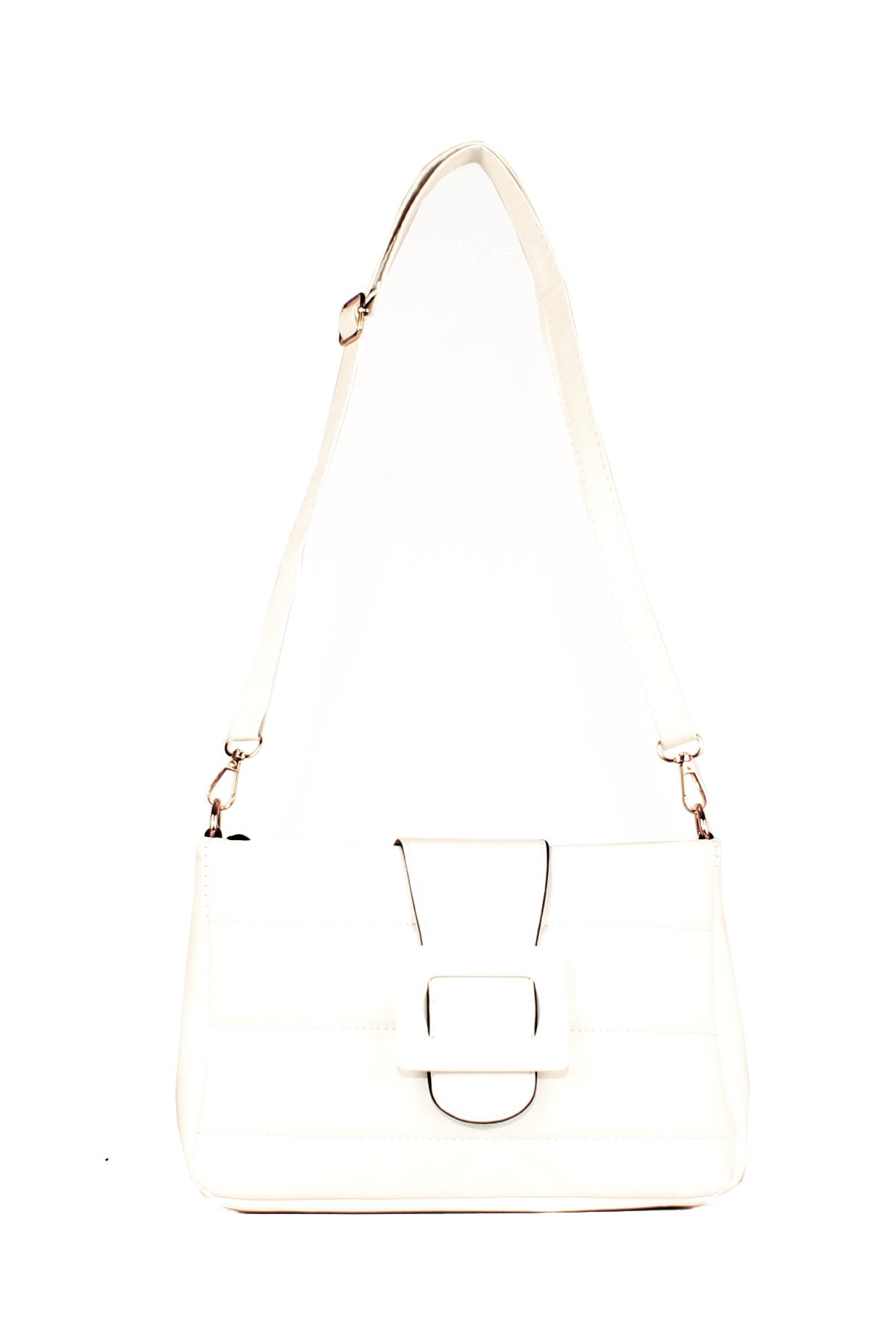 LWE1598-SOsmanlıLuwwe Bag'sKadın Kemer Detaylı Kapitone Omuz Çantası (1598)