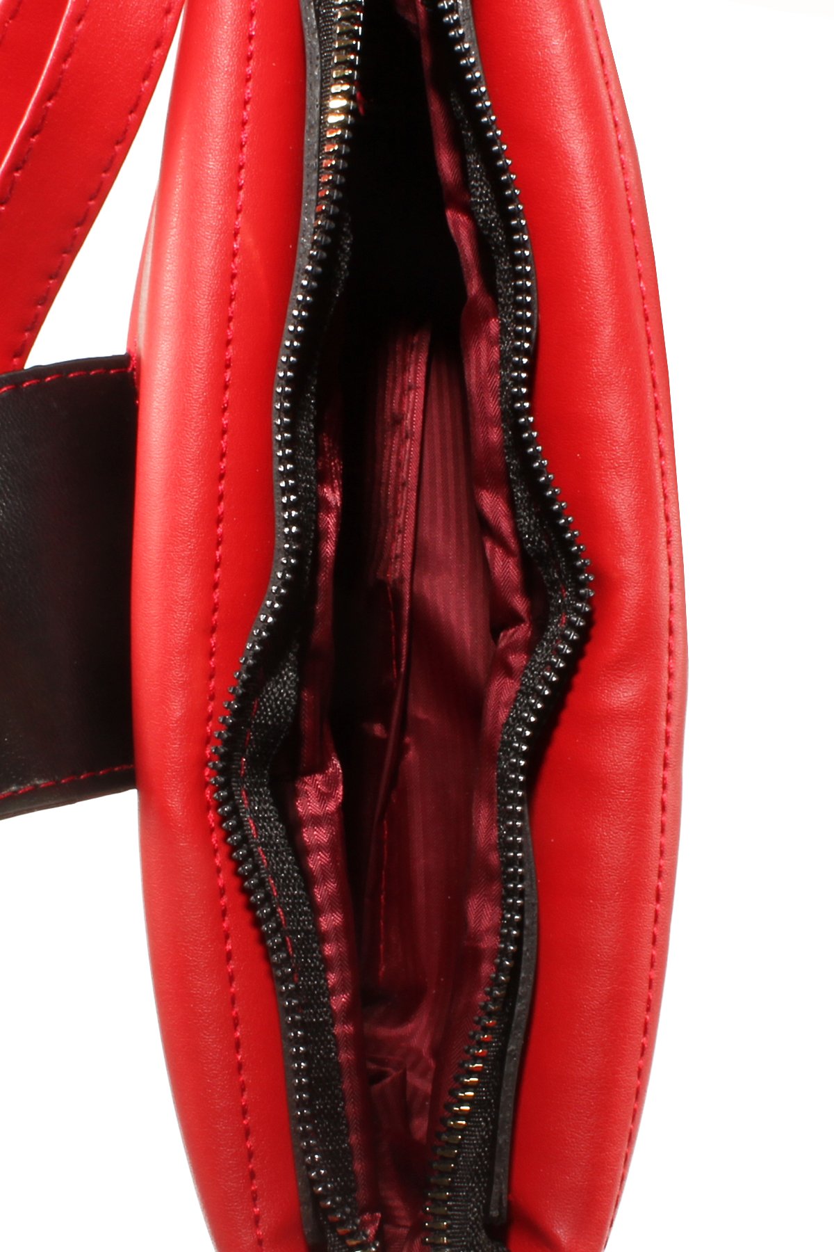 LWE1598-SOsmanlıLuwwe Bag'sKadın Kemer Detaylı Kapitone Omuz Çantası (1598)