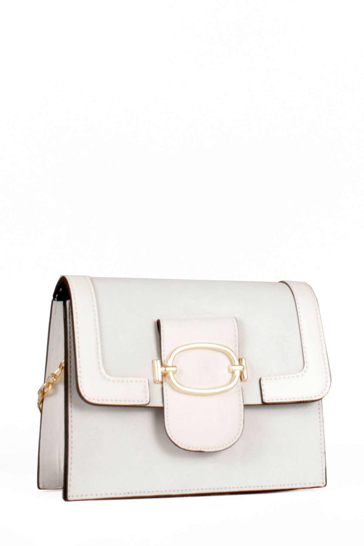 LWE20476-STalhaLuwwe Bag'sKadın Kemer Detaylı Omuz Çantası (20476)