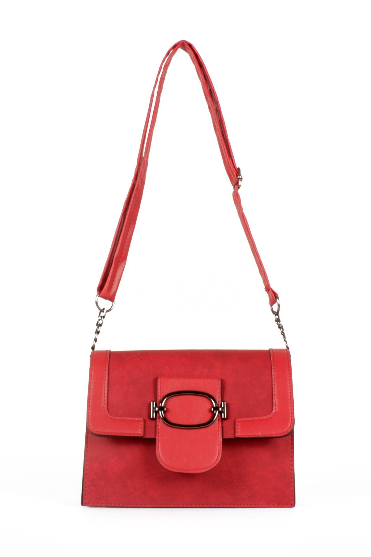 LWE20476-STalhaLuwwe Bag'sKadın Kemer Detaylı Omuz Çantası (20476)