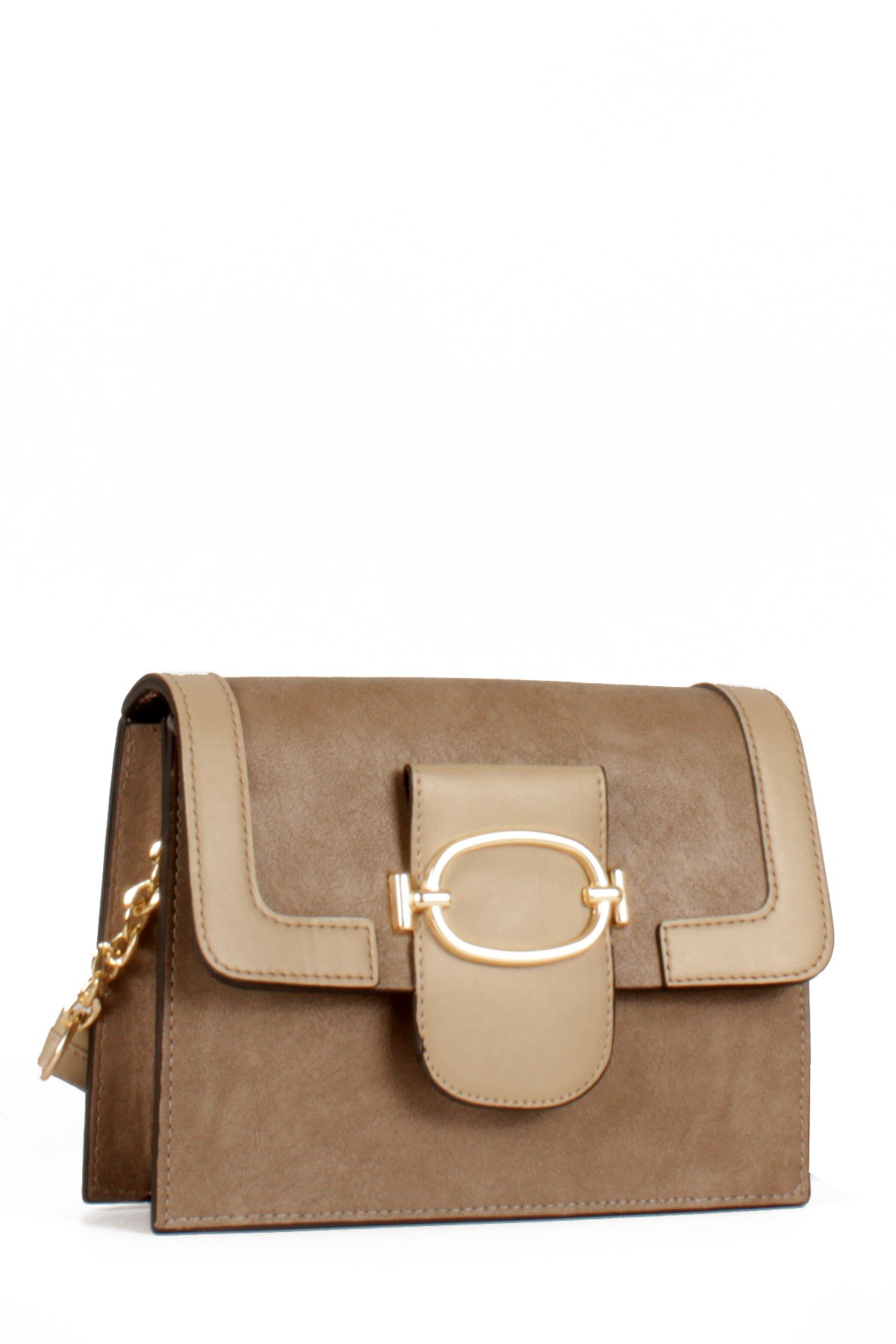 LWE20476-STalhaLuwwe Bag'sKadın Kemer Detaylı Omuz Çantası (20476)