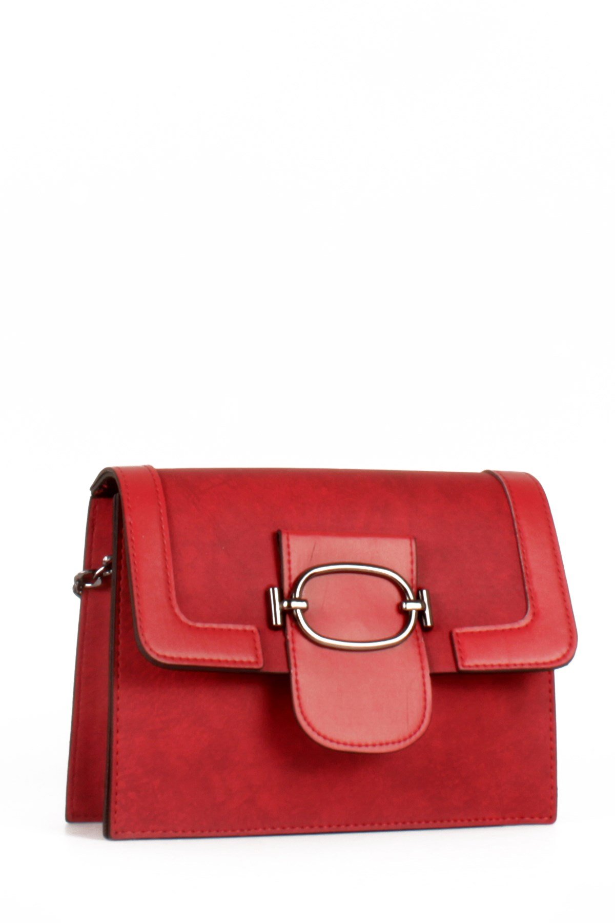 LWE20476-STalhaLuwwe Bag'sKadın Kemer Detaylı Omuz Çantası (20476)