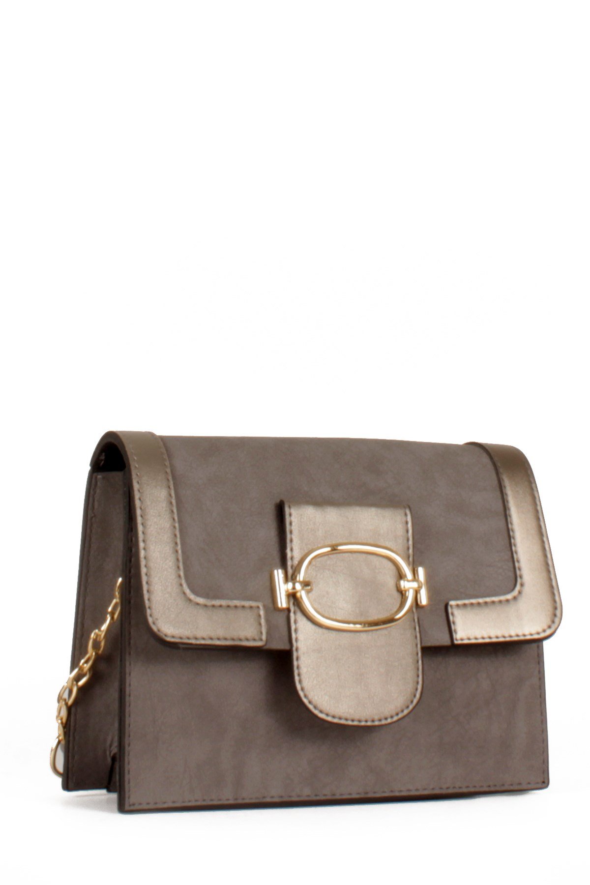 LWE20476-STalhaLuwwe Bag'sKadın Kemer Detaylı Omuz Çantası (20476)