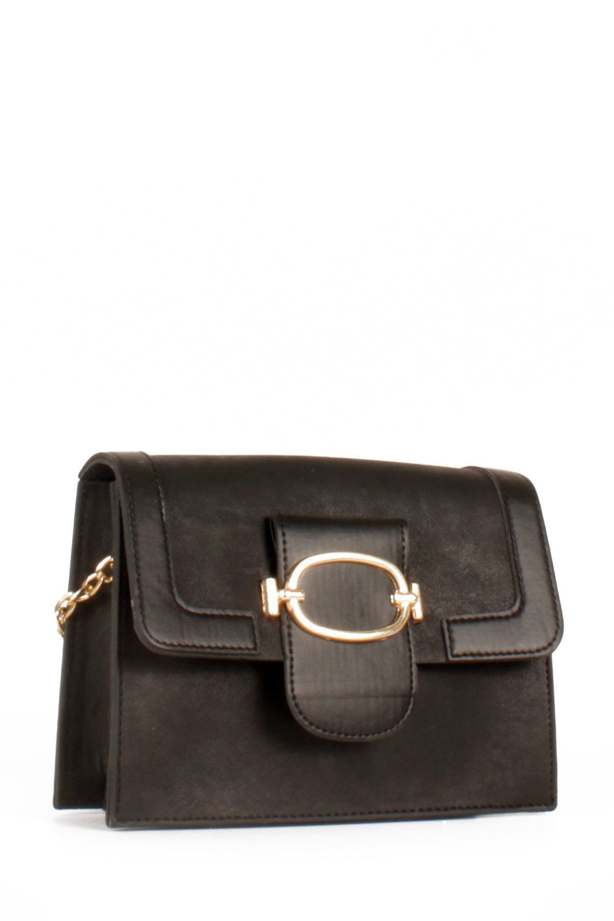 LWE20476-STalhaLuwwe Bag'sKadın Kemer Detaylı Omuz Çantası (20476)