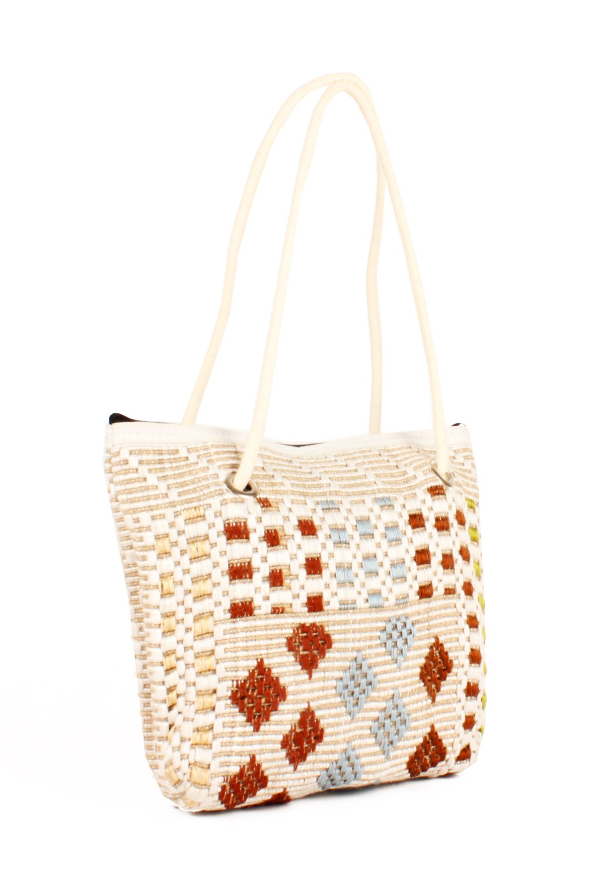 LWE60741-Klm1MviKhvTalhaLuwwe Bag'sKadın Kilim Motifli Etnik Tarz Anne Bebek-Günlük-Plaj Çok Amaçlı Dokuma Örgü El ve Omuz Çantası (60741)